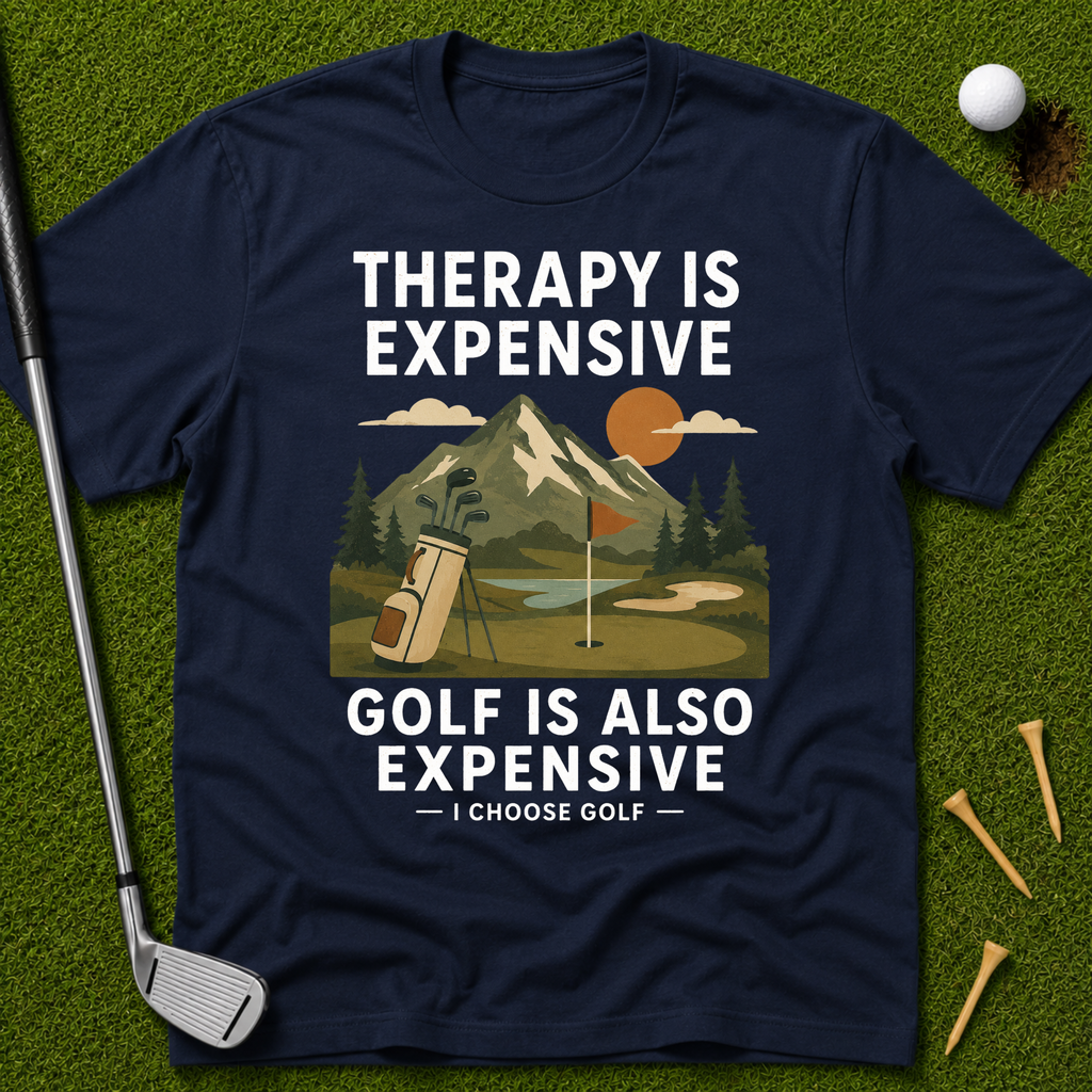 Therapy Is Expensive. Golf Is Also Expensive. T-Shirt