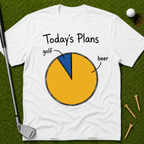 Today's Plans: Golf & Beer T-Shirt