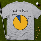 Today's Plans: Golf & Beer T-Shirt