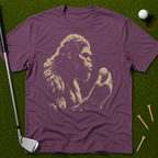 Bigfoot Holding A Golf Ball T-Shirt