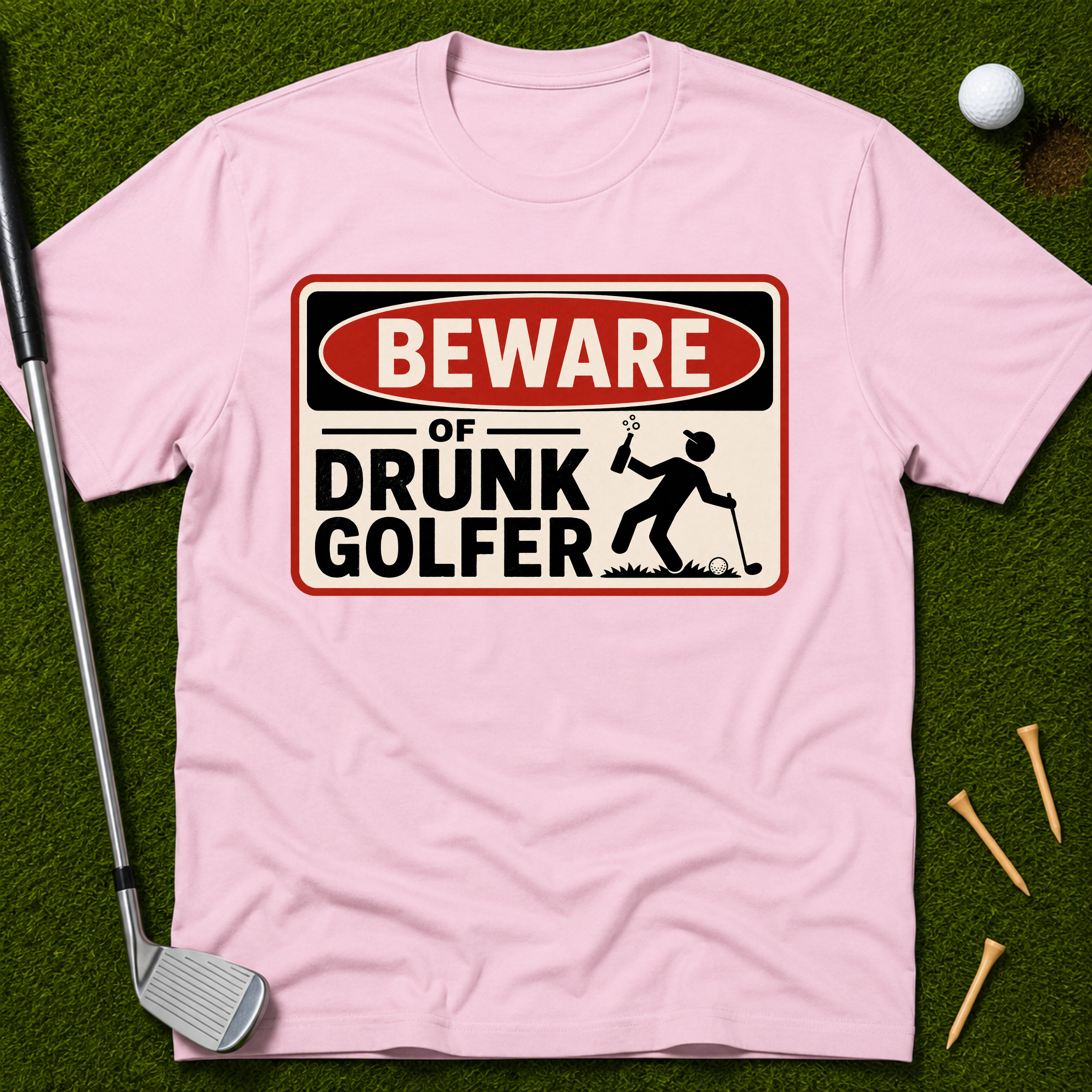 Beware of Drunk Golfer T-Shirt