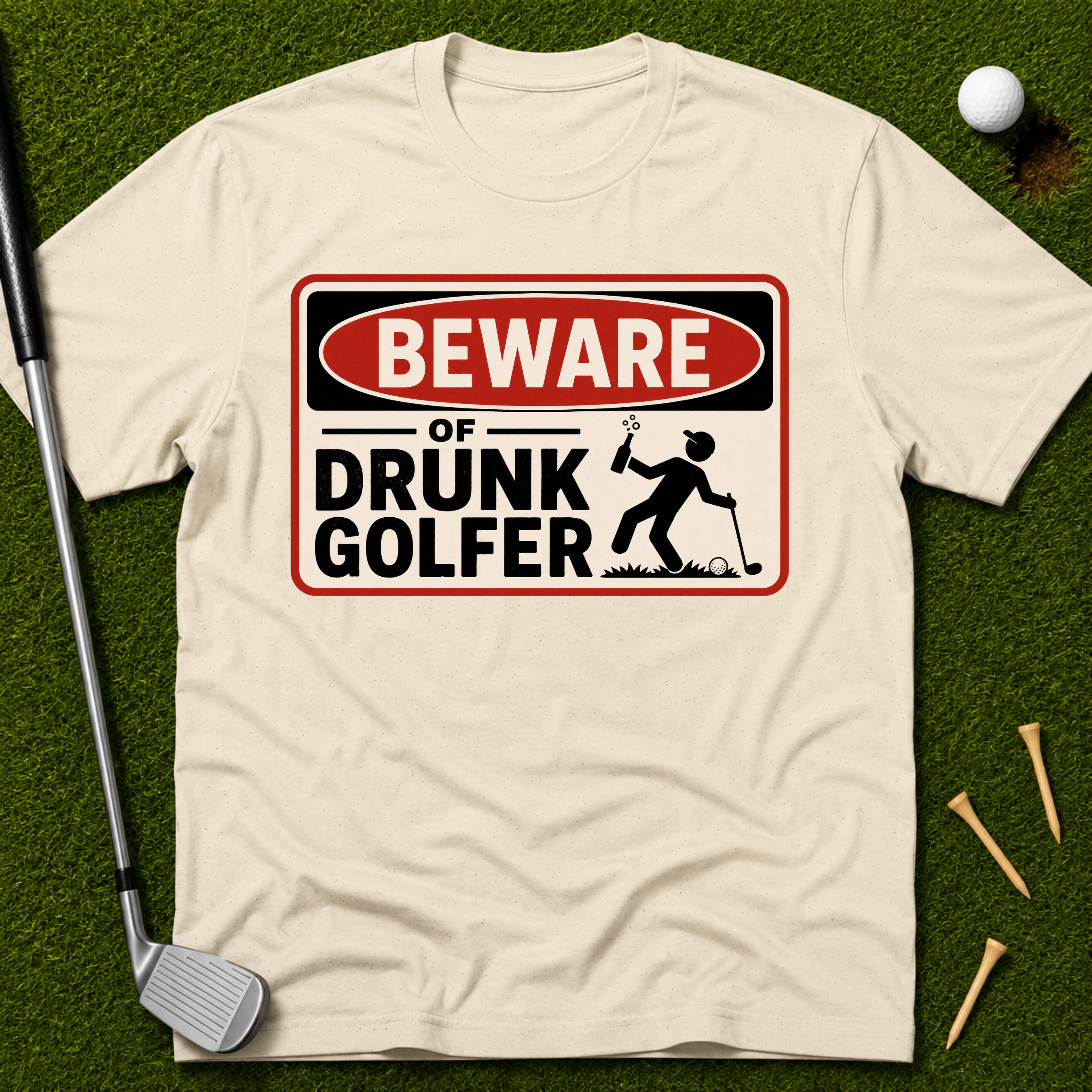 Beware of Drunk Golfer T-Shirt