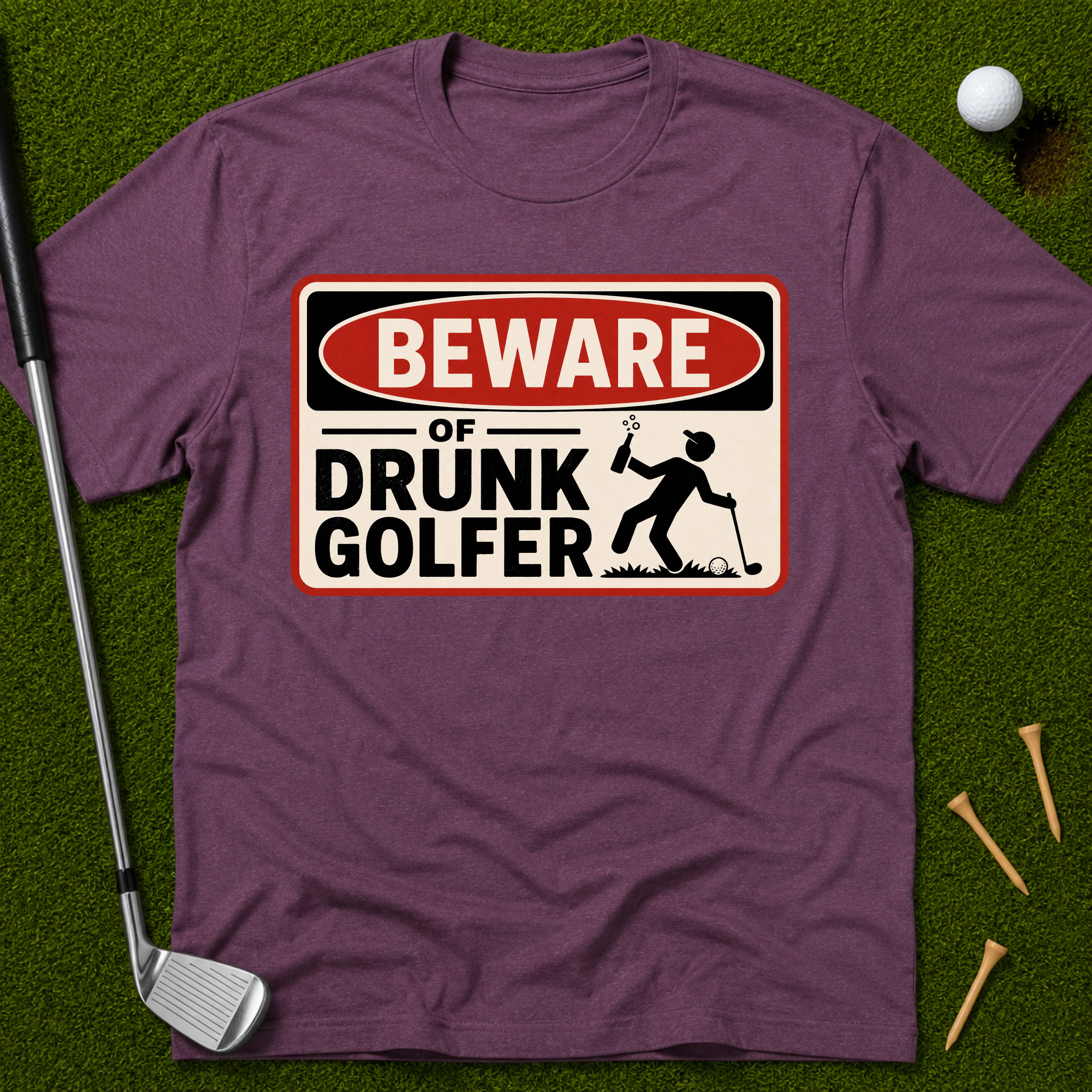 Beware of Drunk Golfer T-Shirt