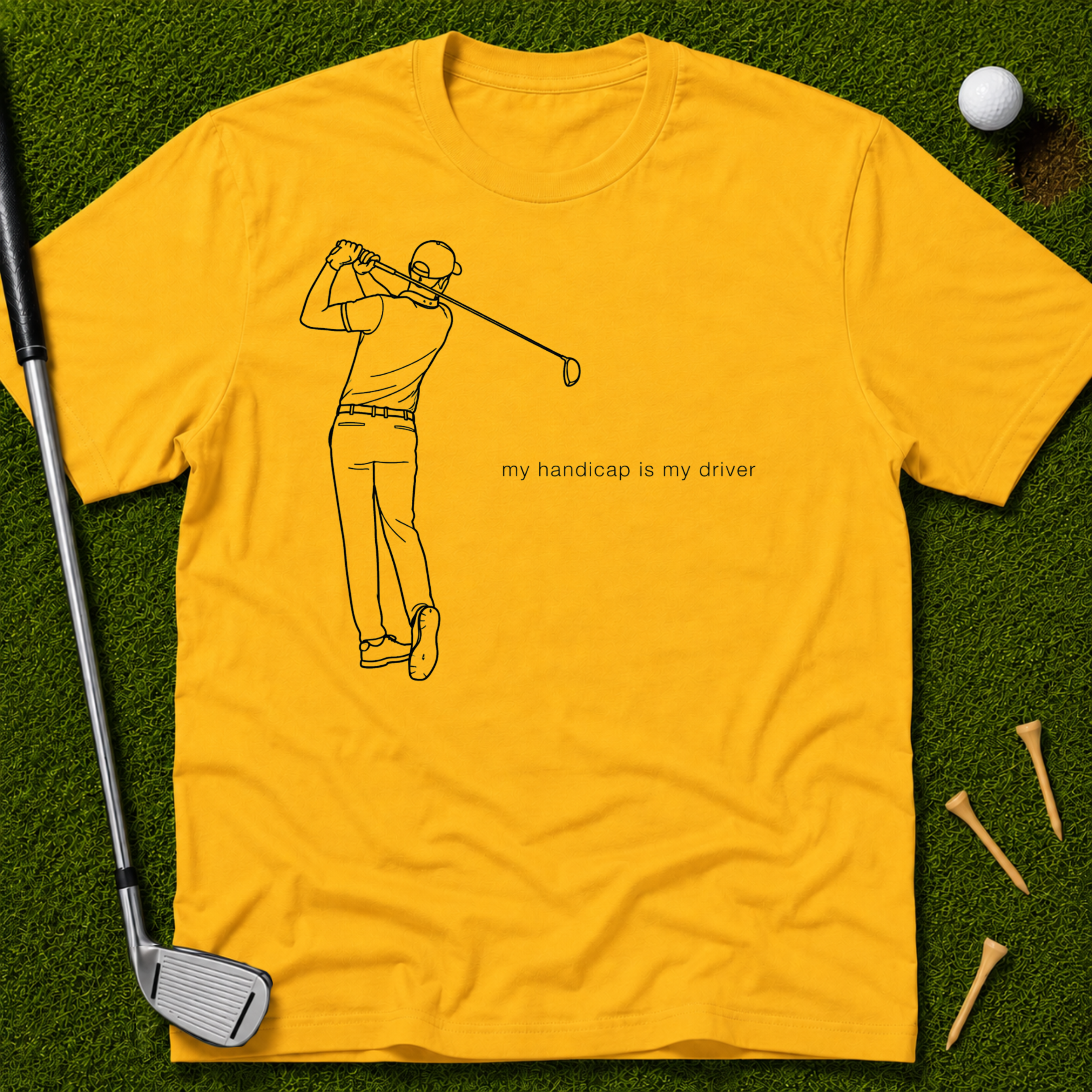 My Handicap Is My Driver T-Shirt