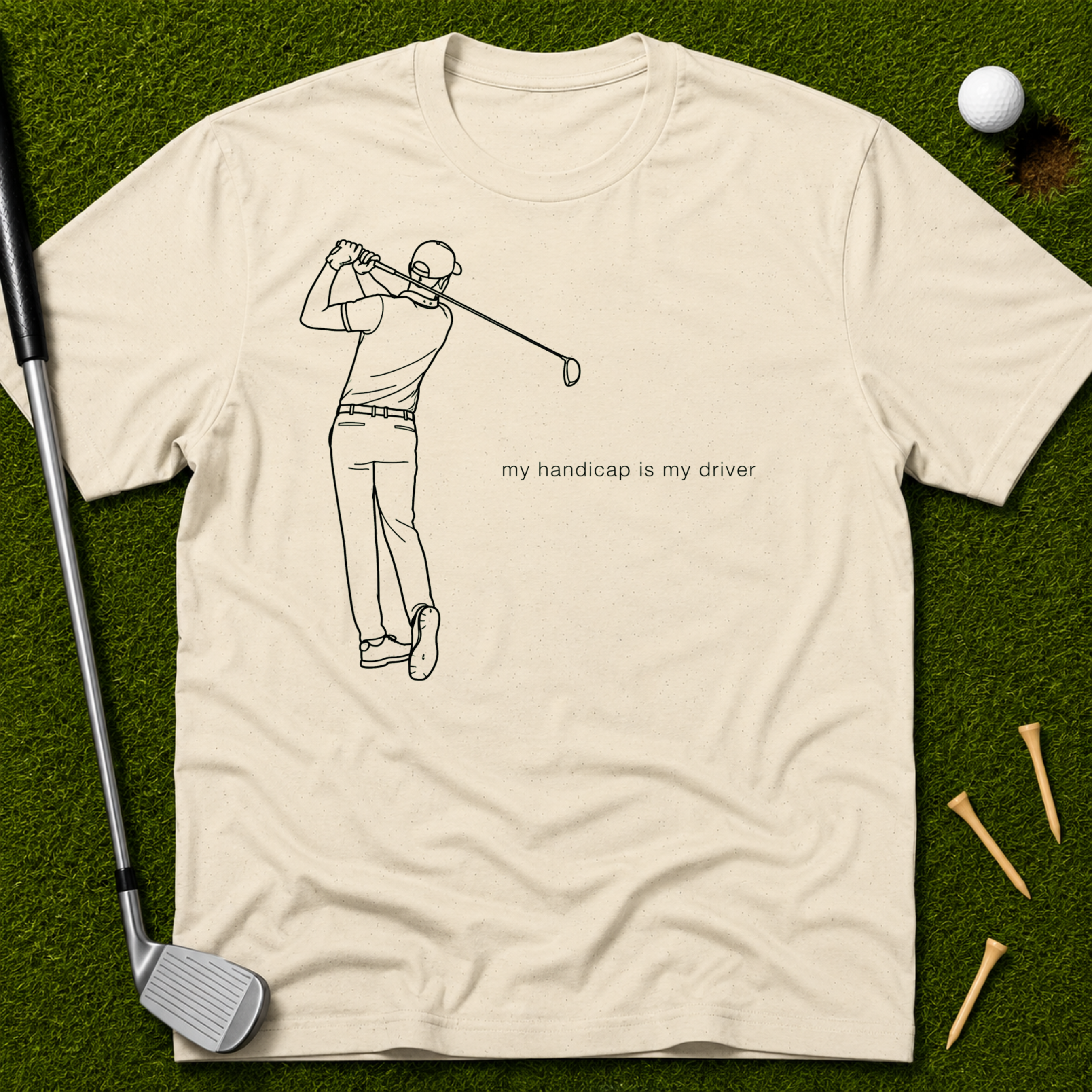 My Handicap Is My Driver T-Shirt