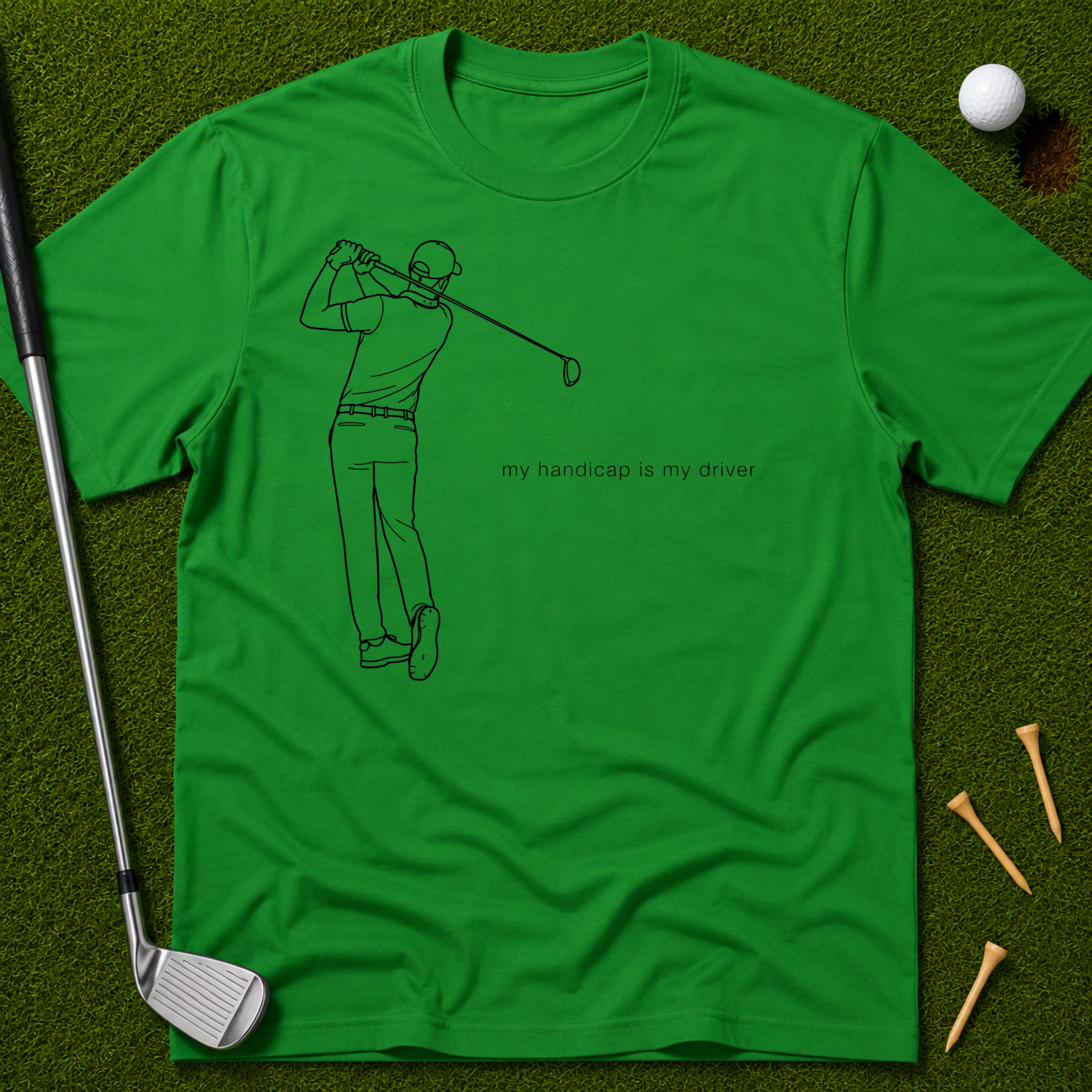 My Handicap Is My Driver T-Shirt