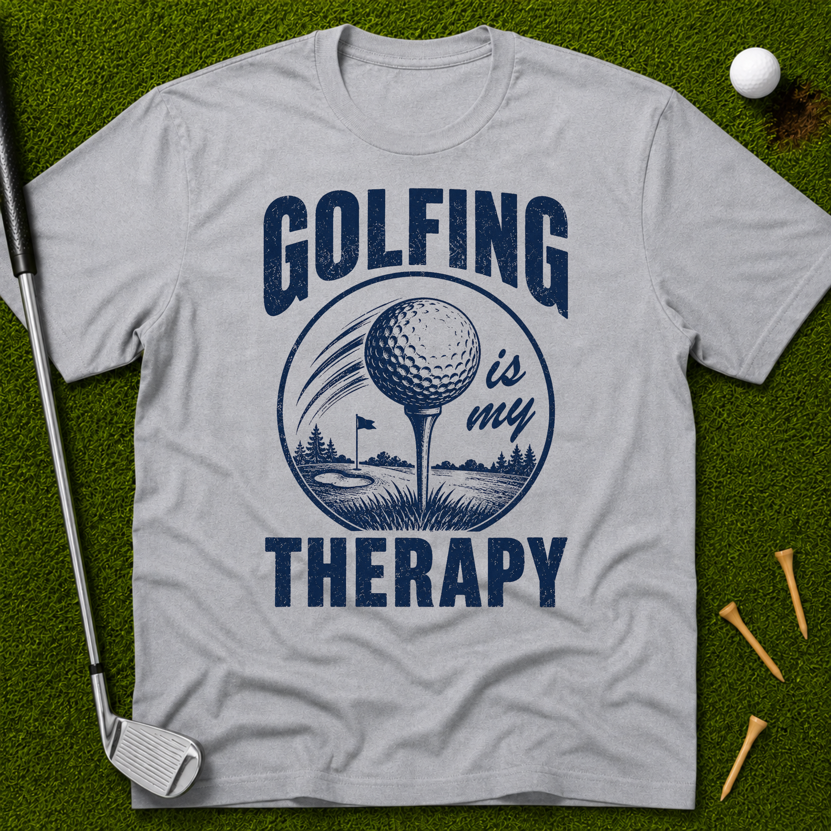 Golfing Is My Therapy T-Shirt