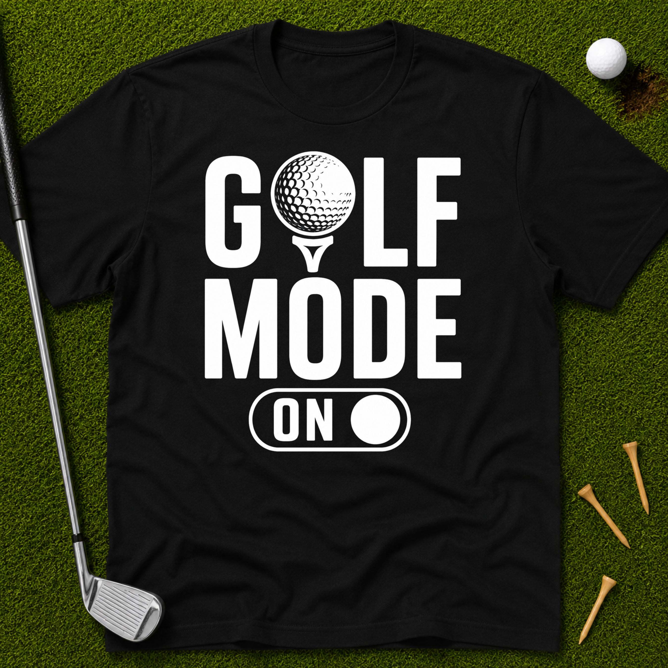 Golf Mode On T-Shirt