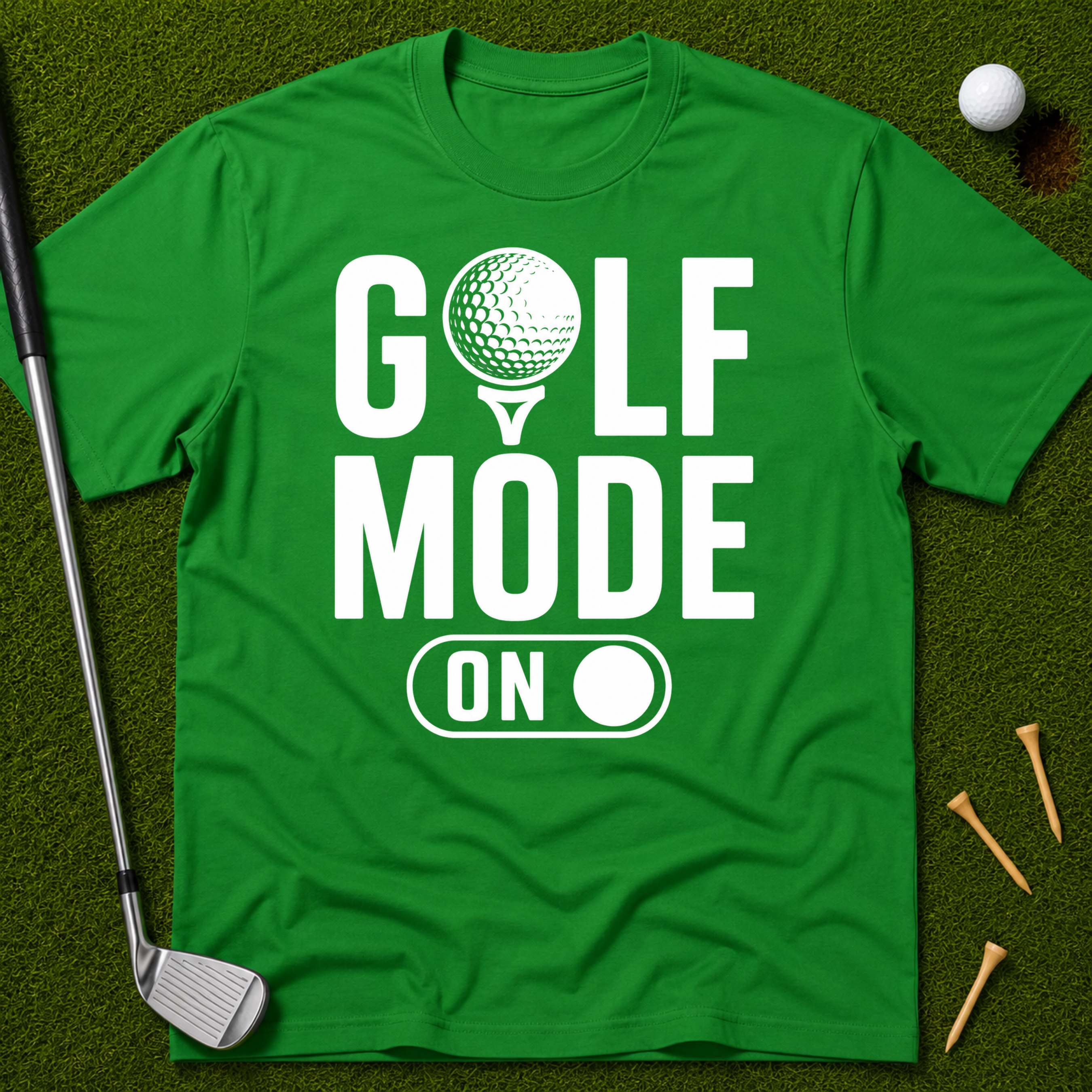 Golf Mode On T-Shirt