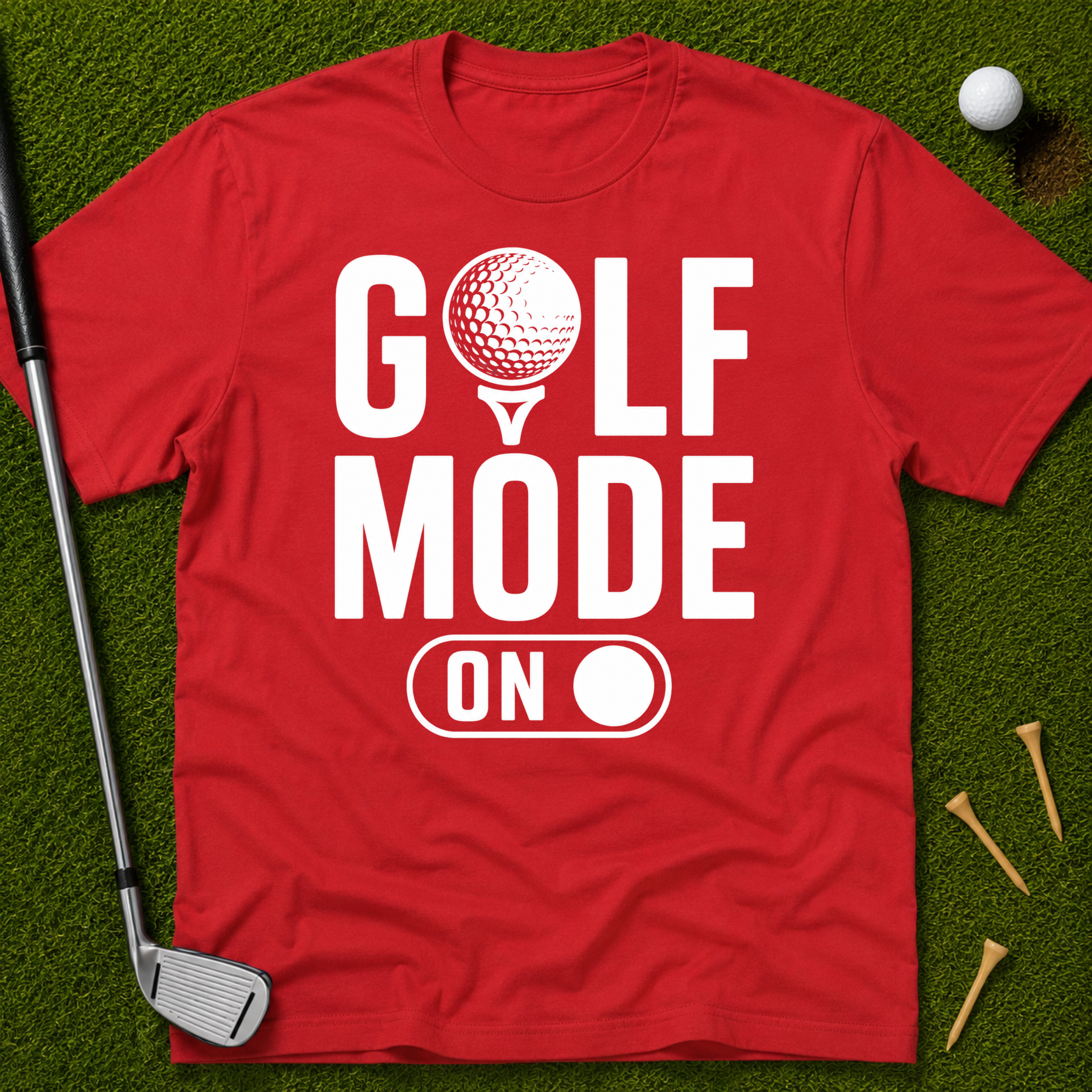 Golf Mode On T-Shirt