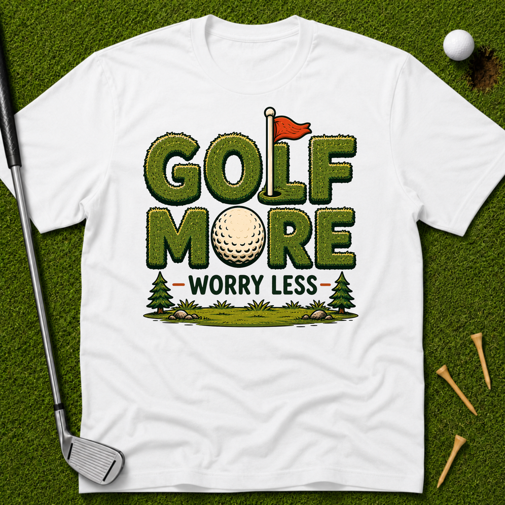 Golf More Worry Less T-Shirt