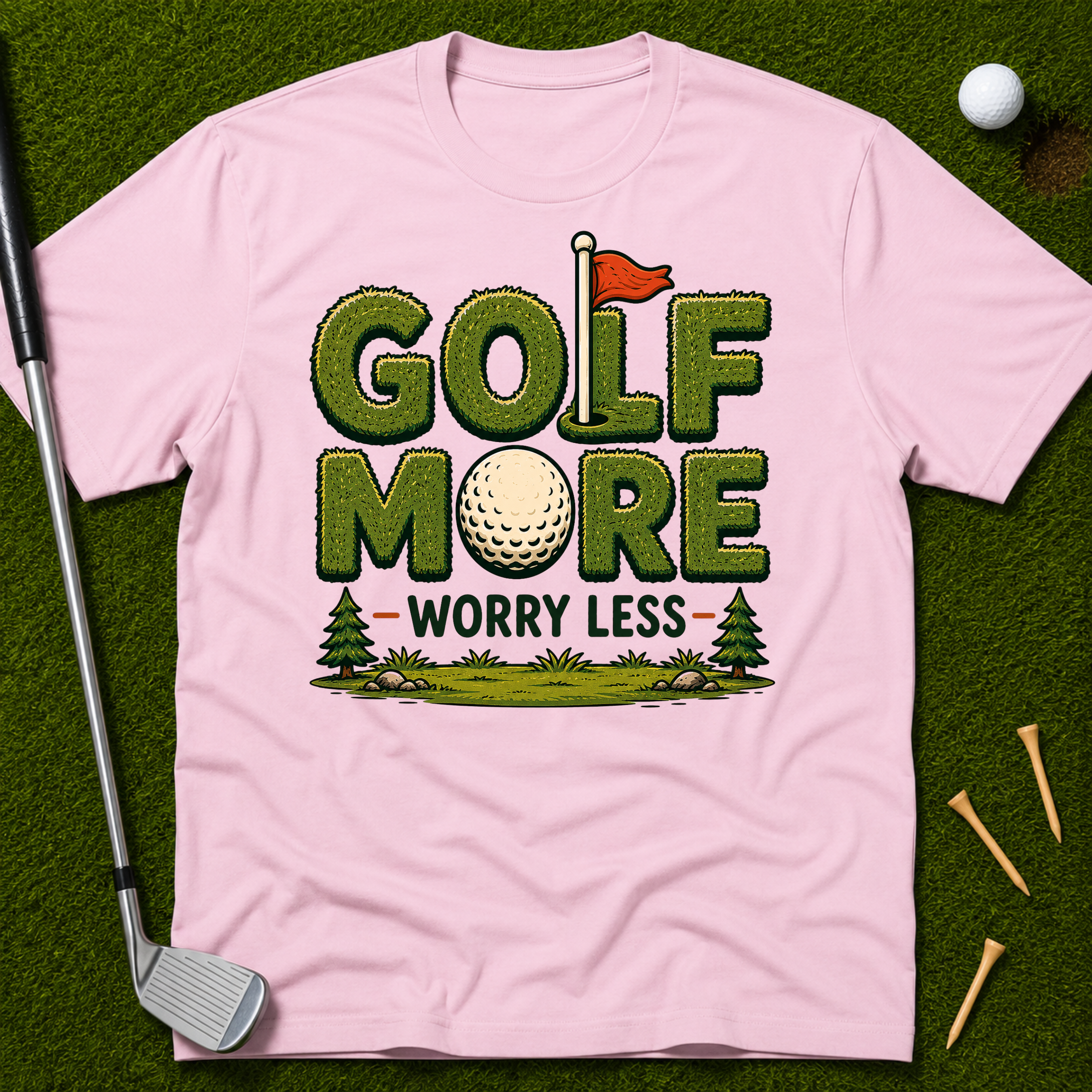 Golf More Worry Less T-Shirt
