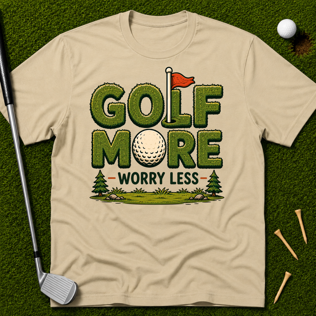Golf More Worry Less T-Shirt