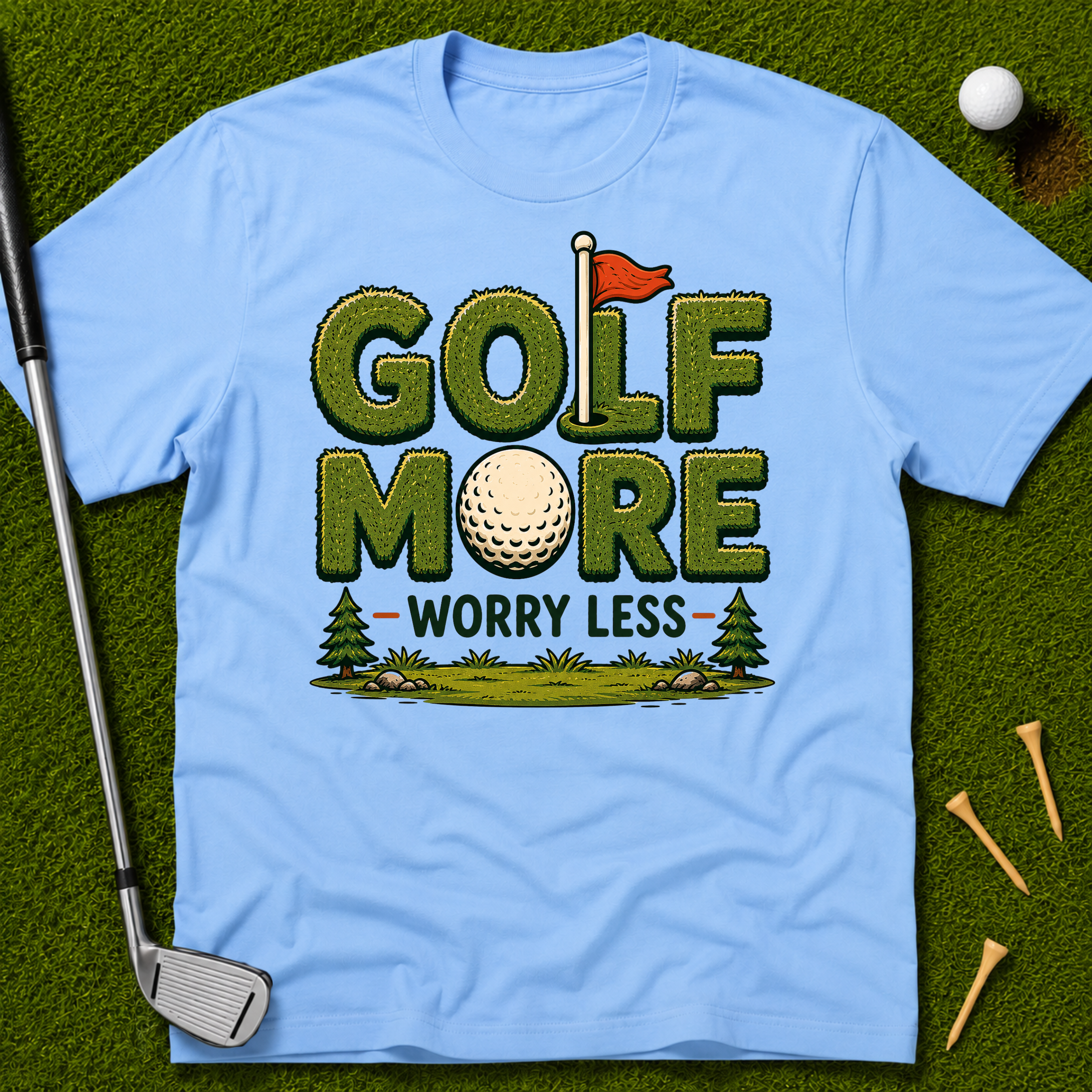 Golf More Worry Less T-Shirt