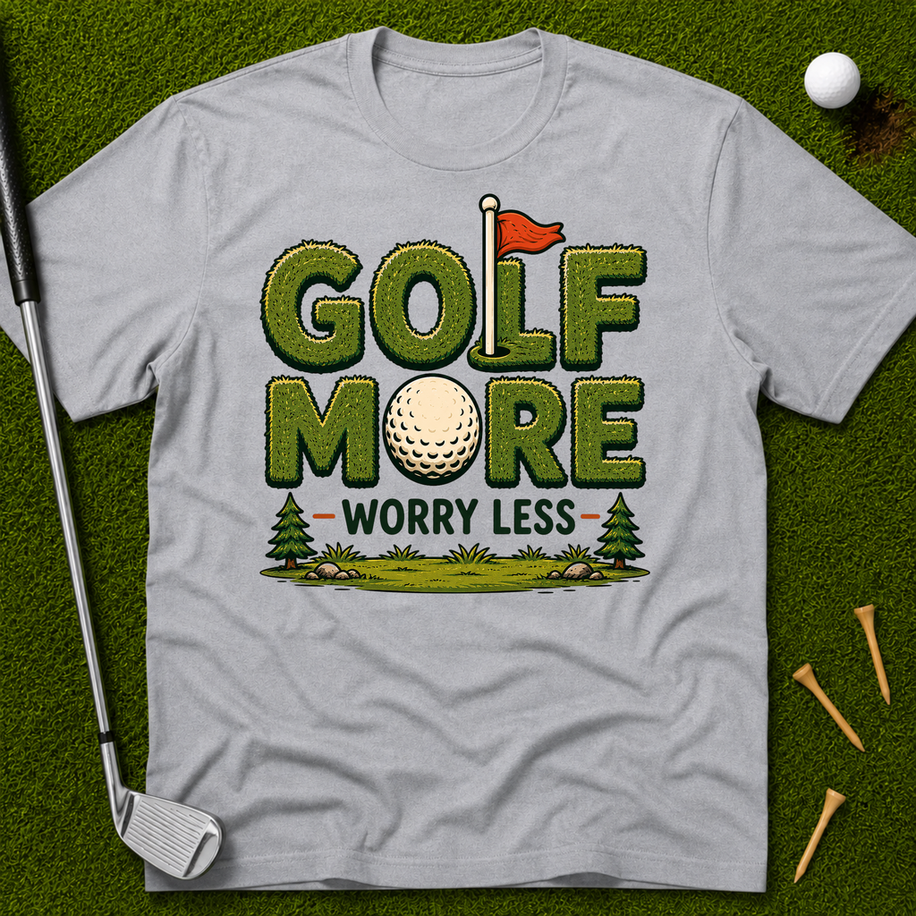 Golf More Worry Less T-Shirt