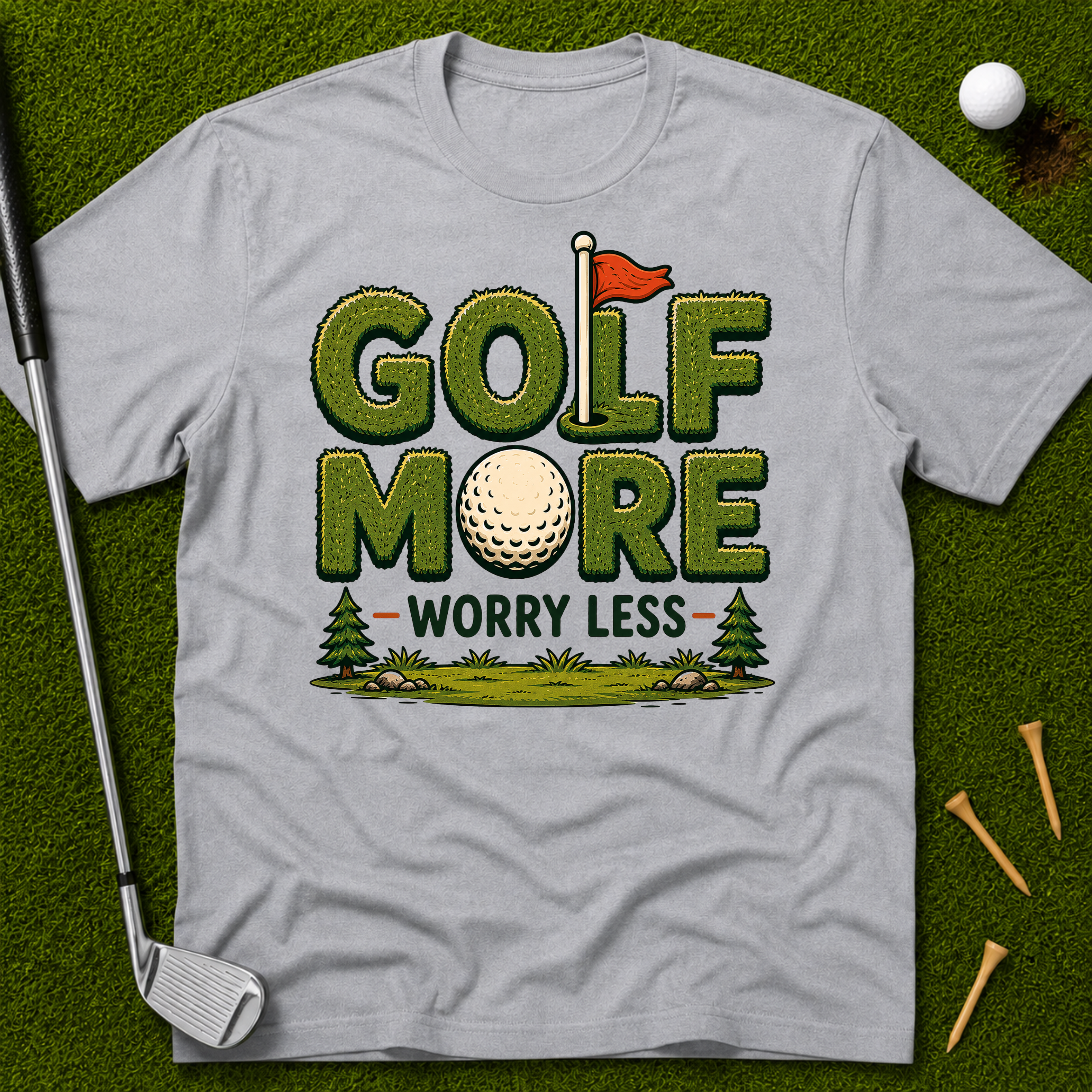 Golf More Worry Less T-Shirt