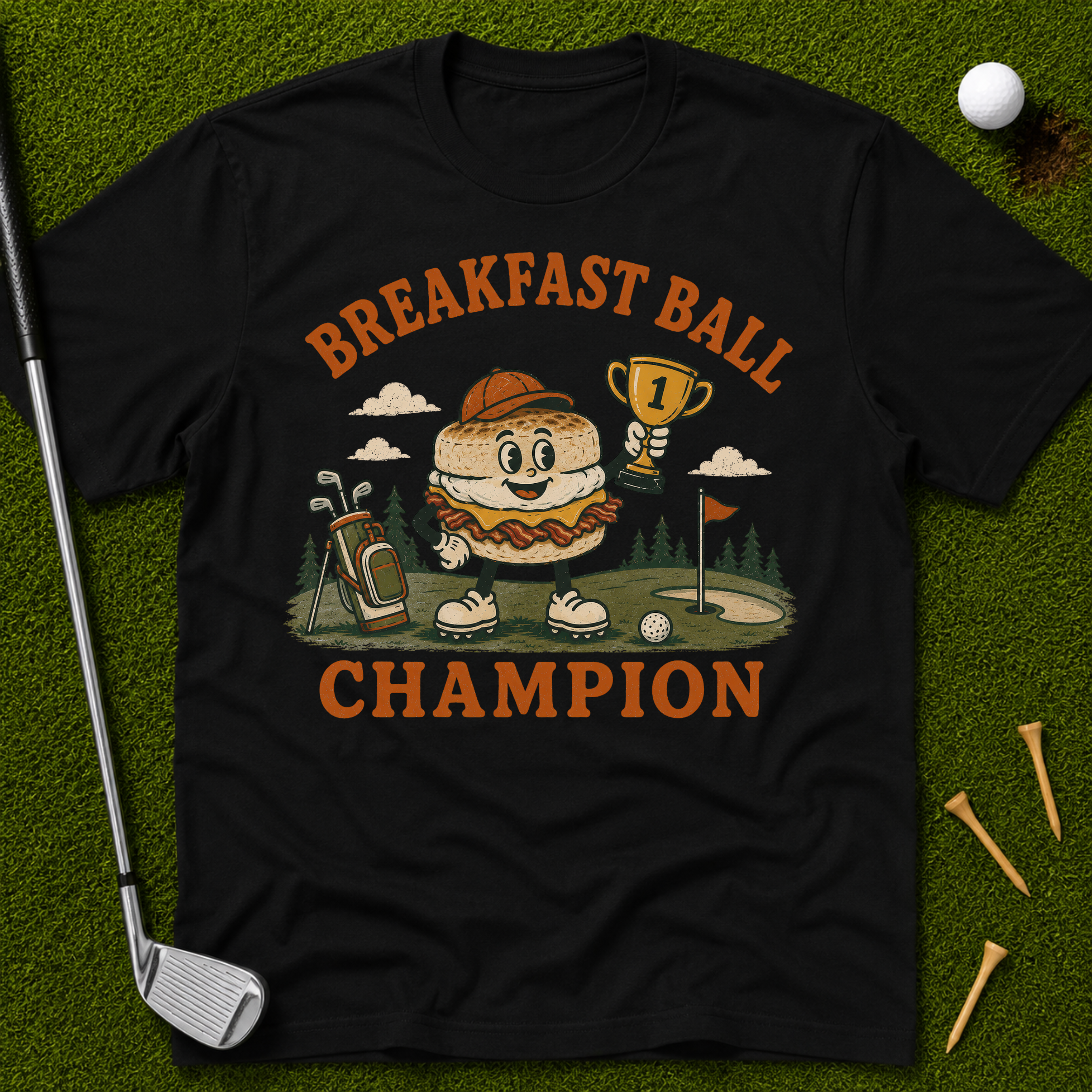 Breakfast Ball Champion T-Shirt