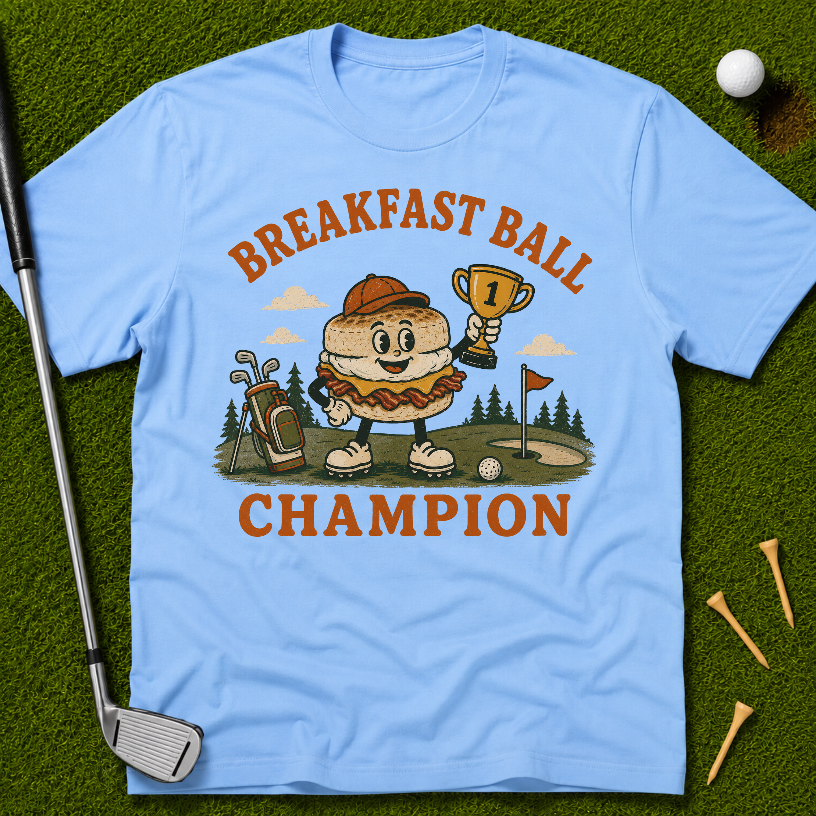 Breakfast Ball Champion T-Shirt