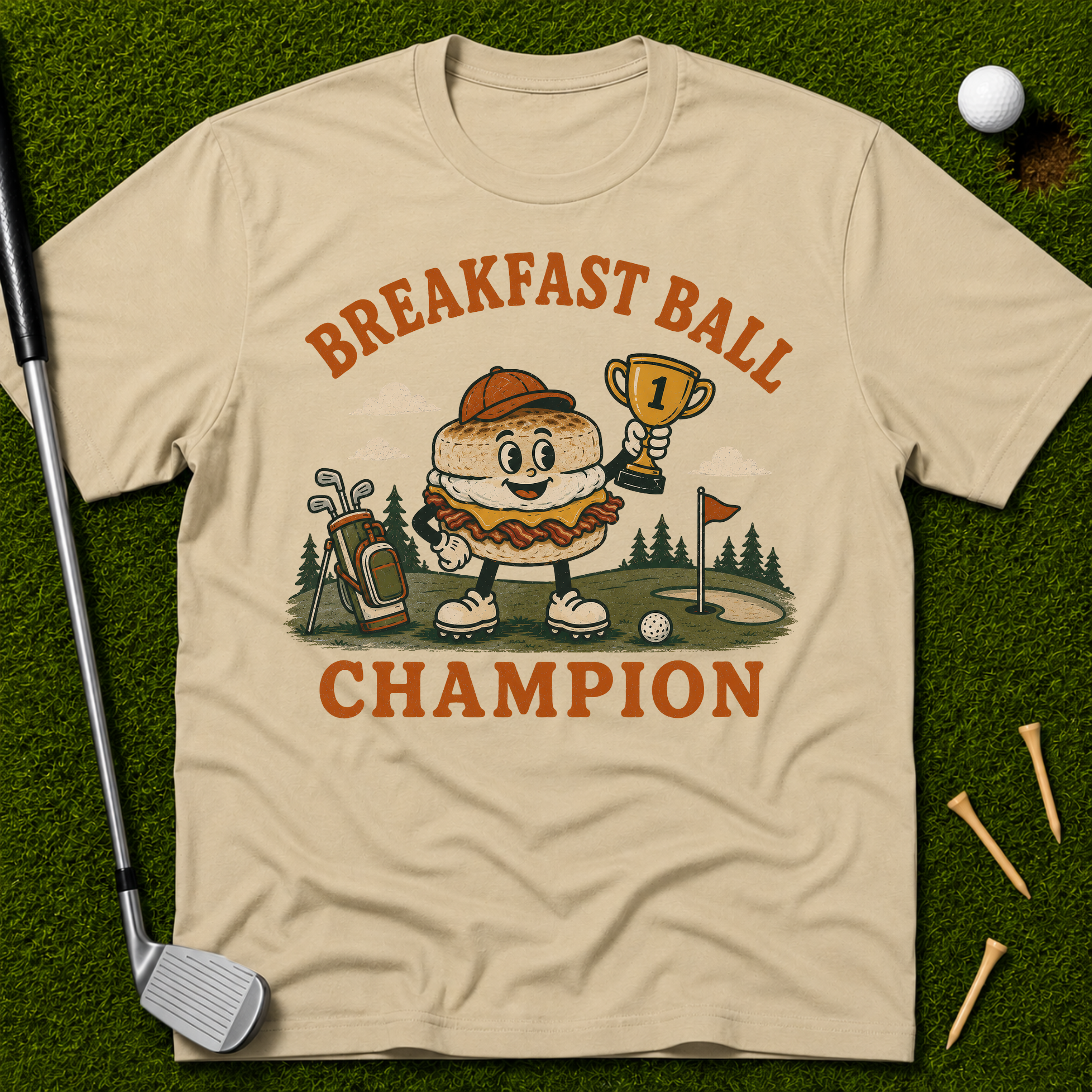 Breakfast Ball Champion T-Shirt