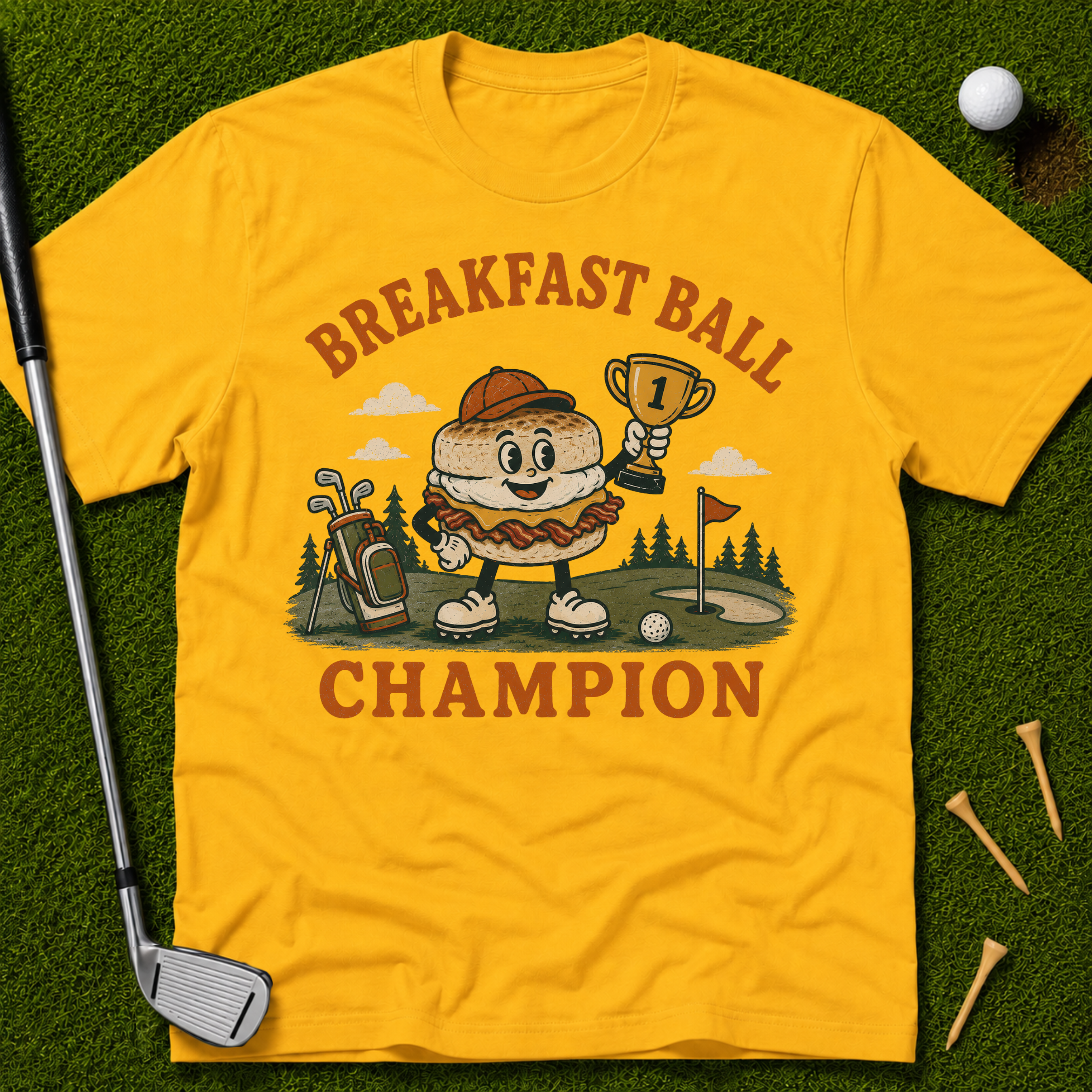 Breakfast Ball Champion T-Shirt