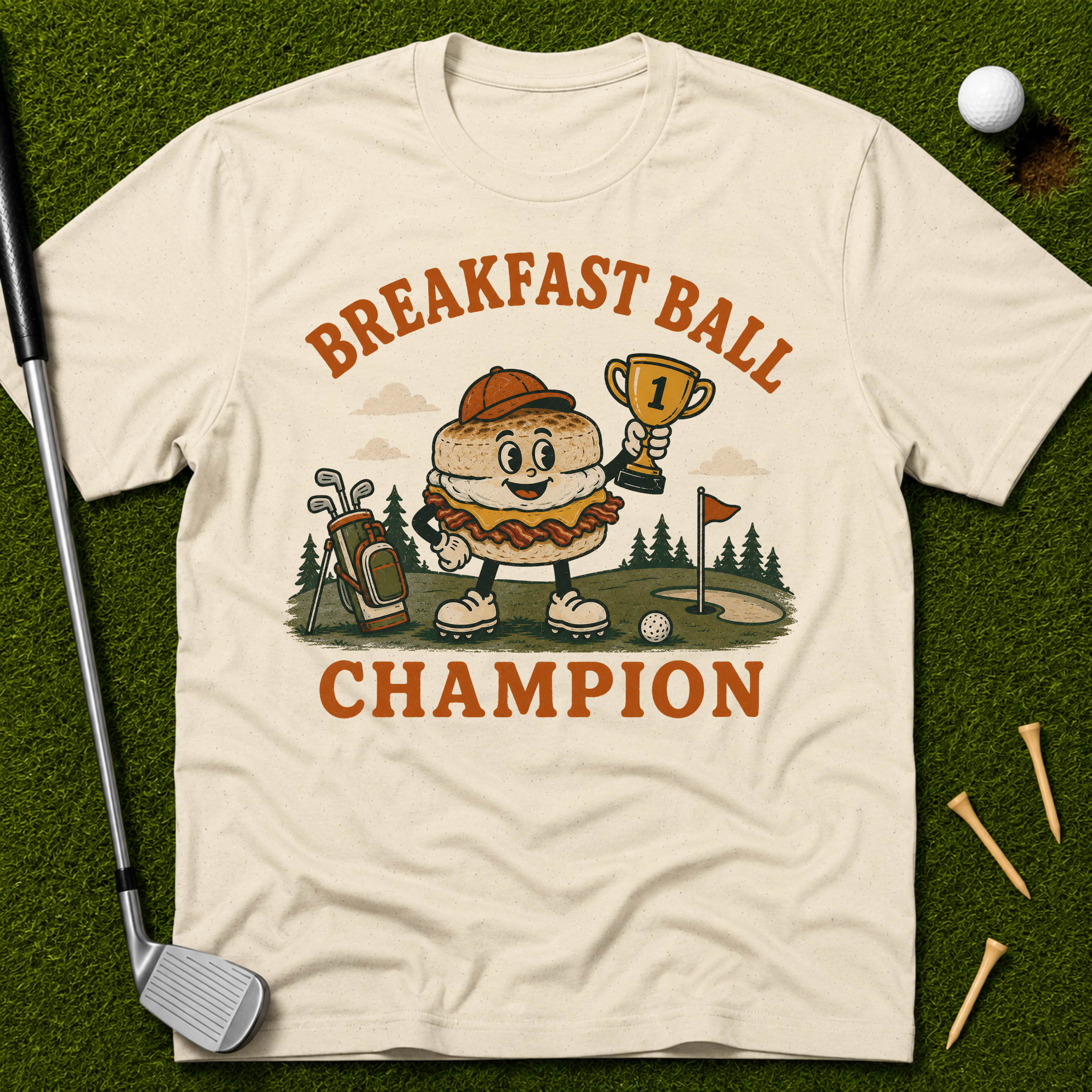 Breakfast Ball Champion T-Shirt