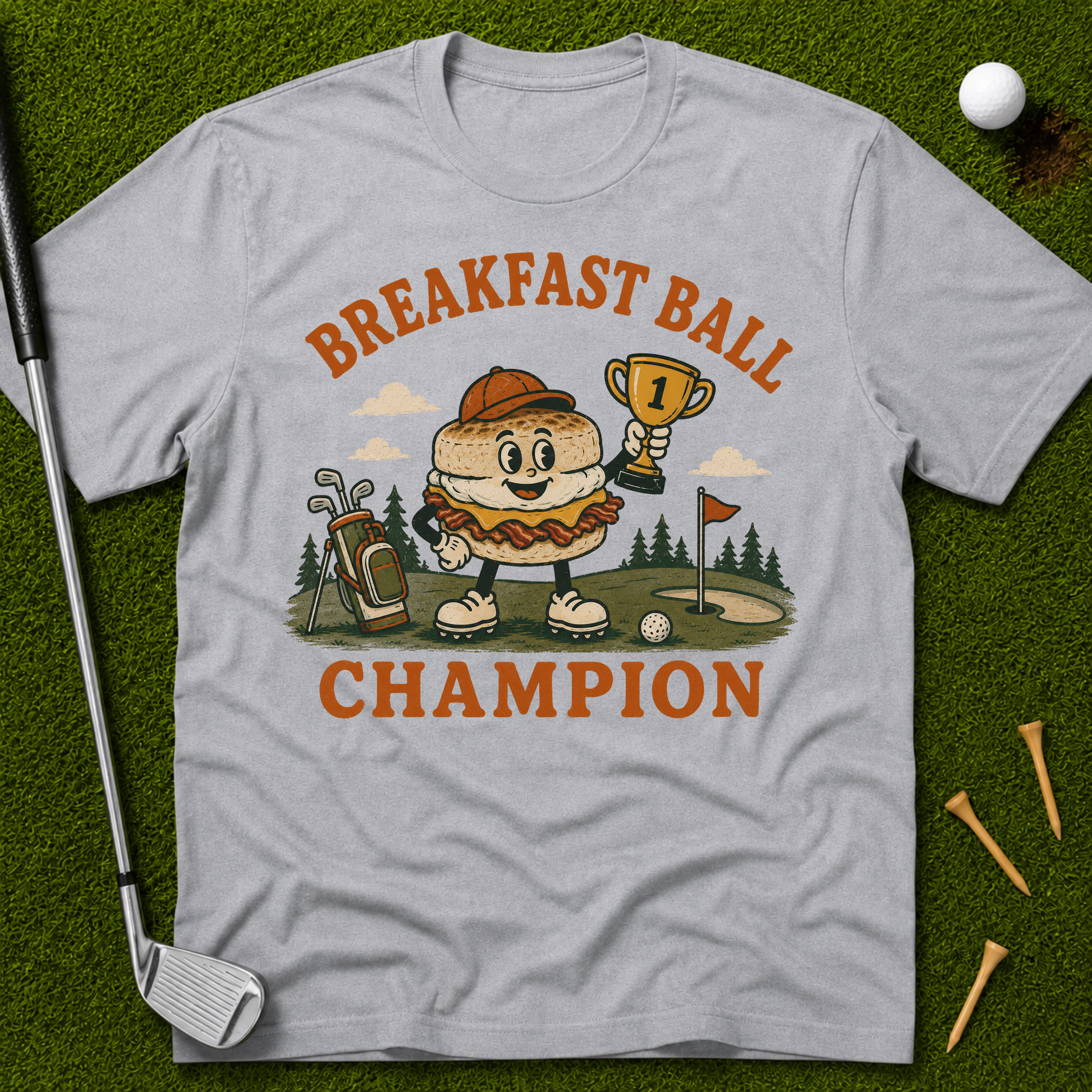 Breakfast Ball Champion T-Shirt