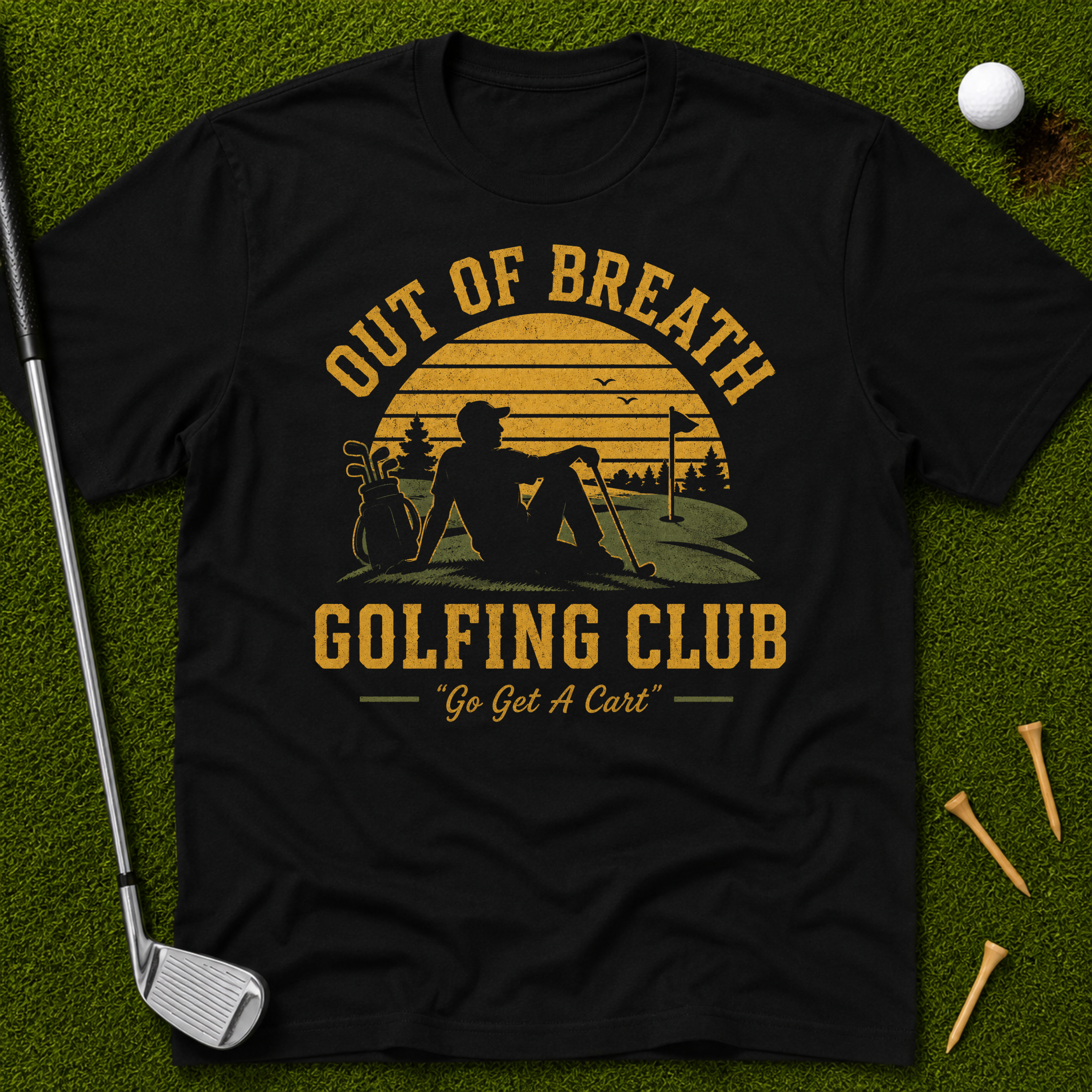 Out Of Breath Golfing Club T-Shirt