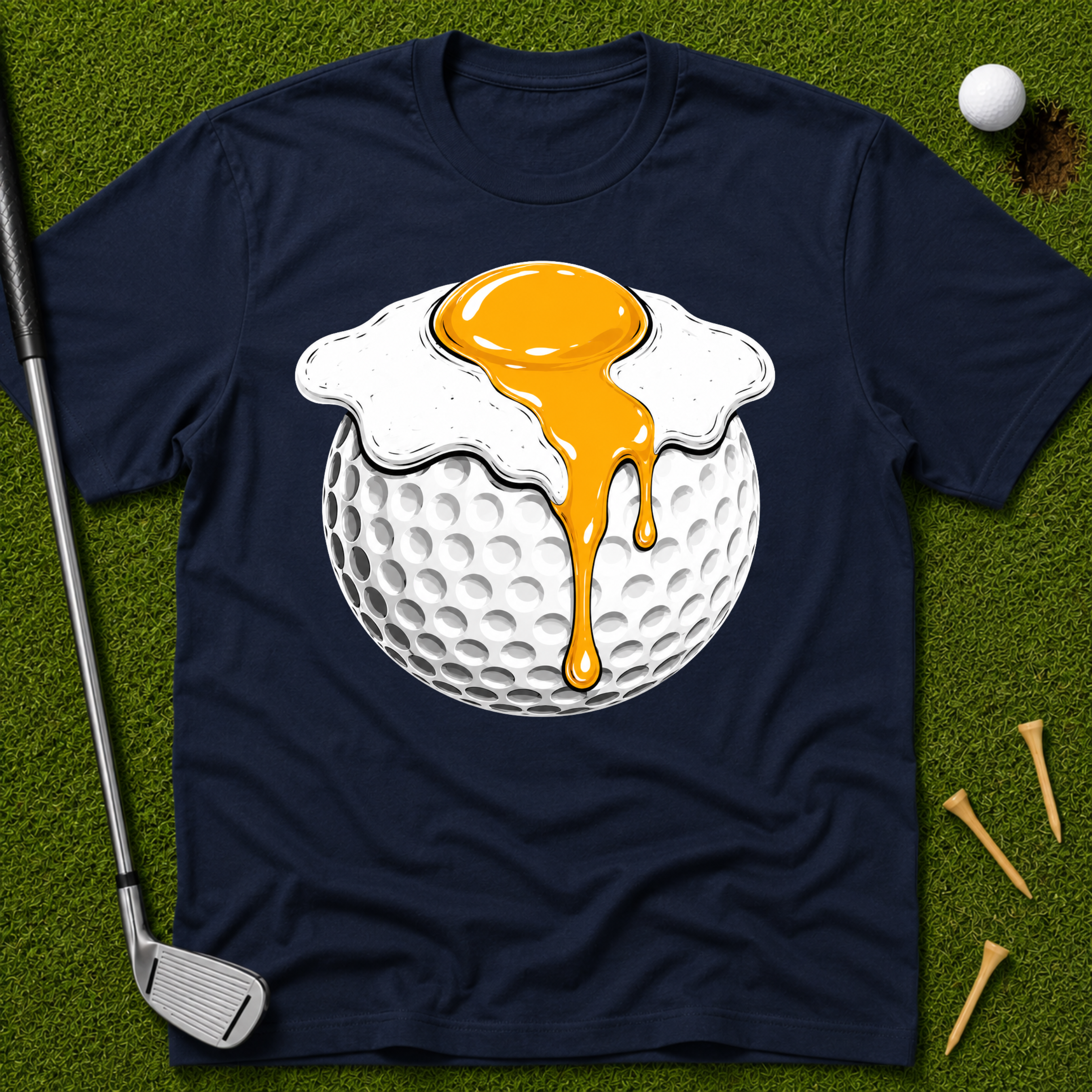 Breakfast Ball Runny Side Up T-Shirt