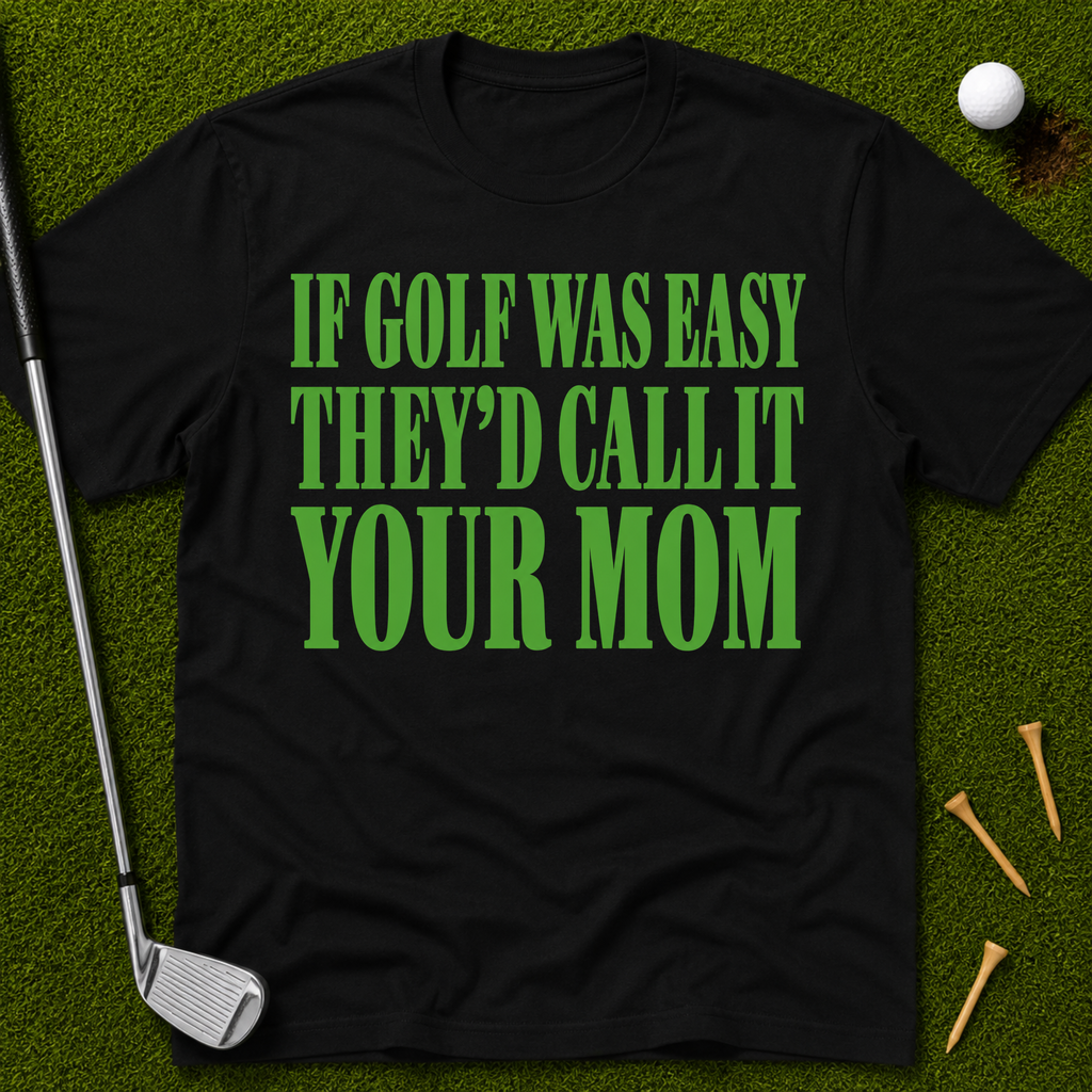 If Golf Was Easy They'd Call IT Your Mom T-Shirt