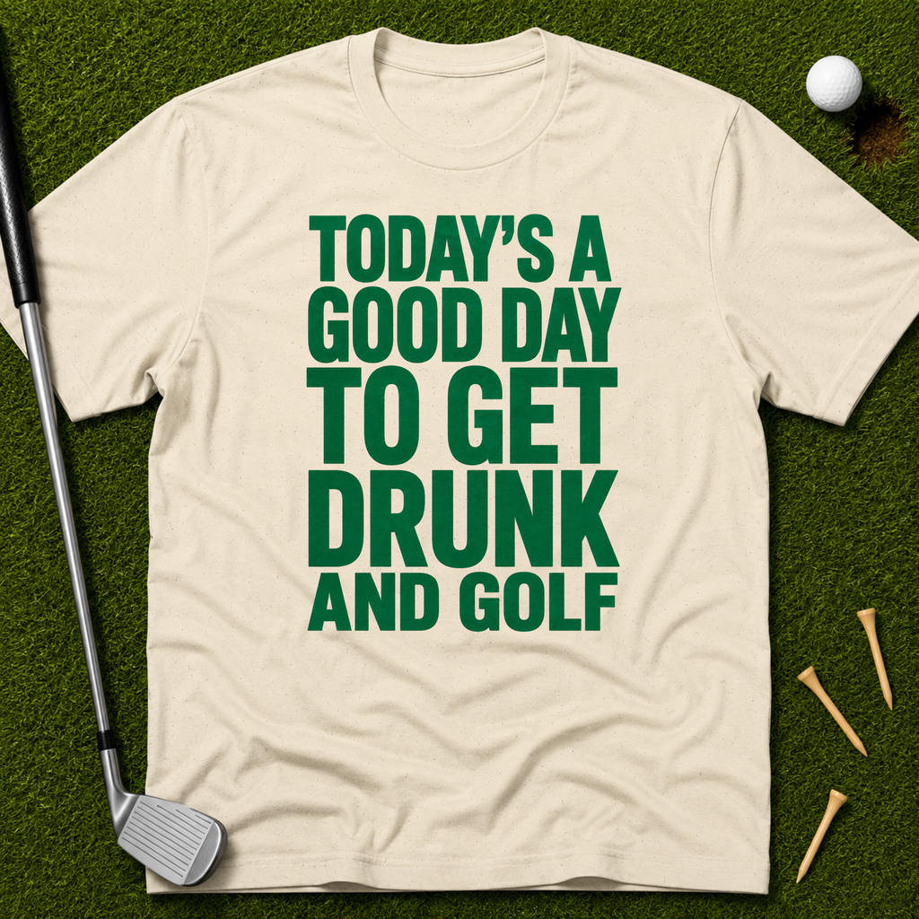 Today's A Good Day To Get Drunk And Golf T-Shirt