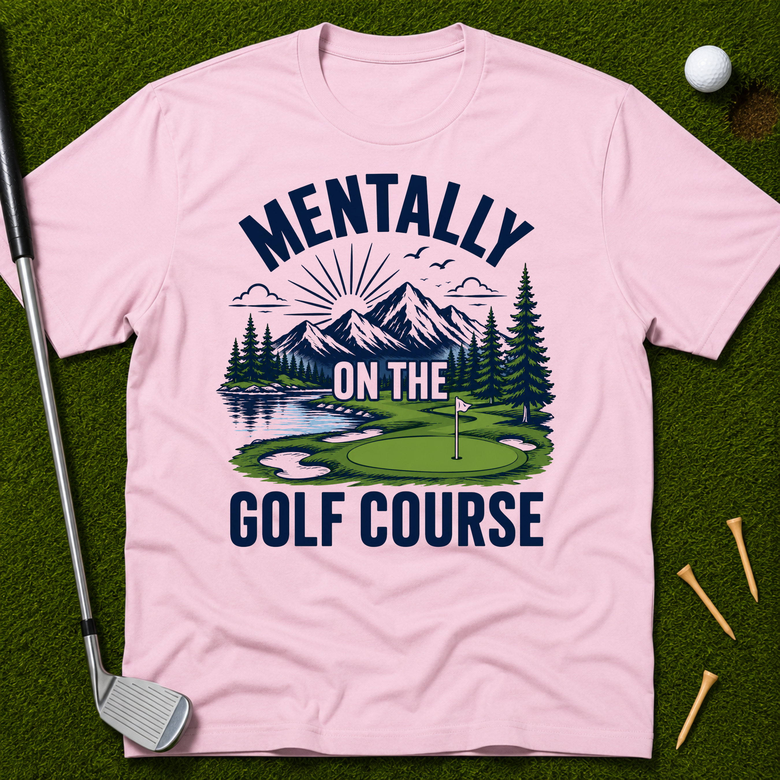 Mentally On The Golf Course T-Shirt