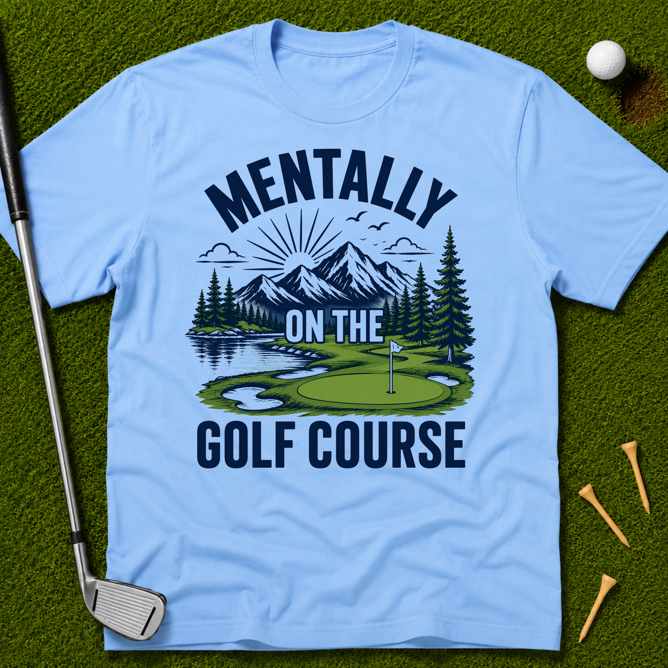 Mentally On The Golf Course T-Shirt