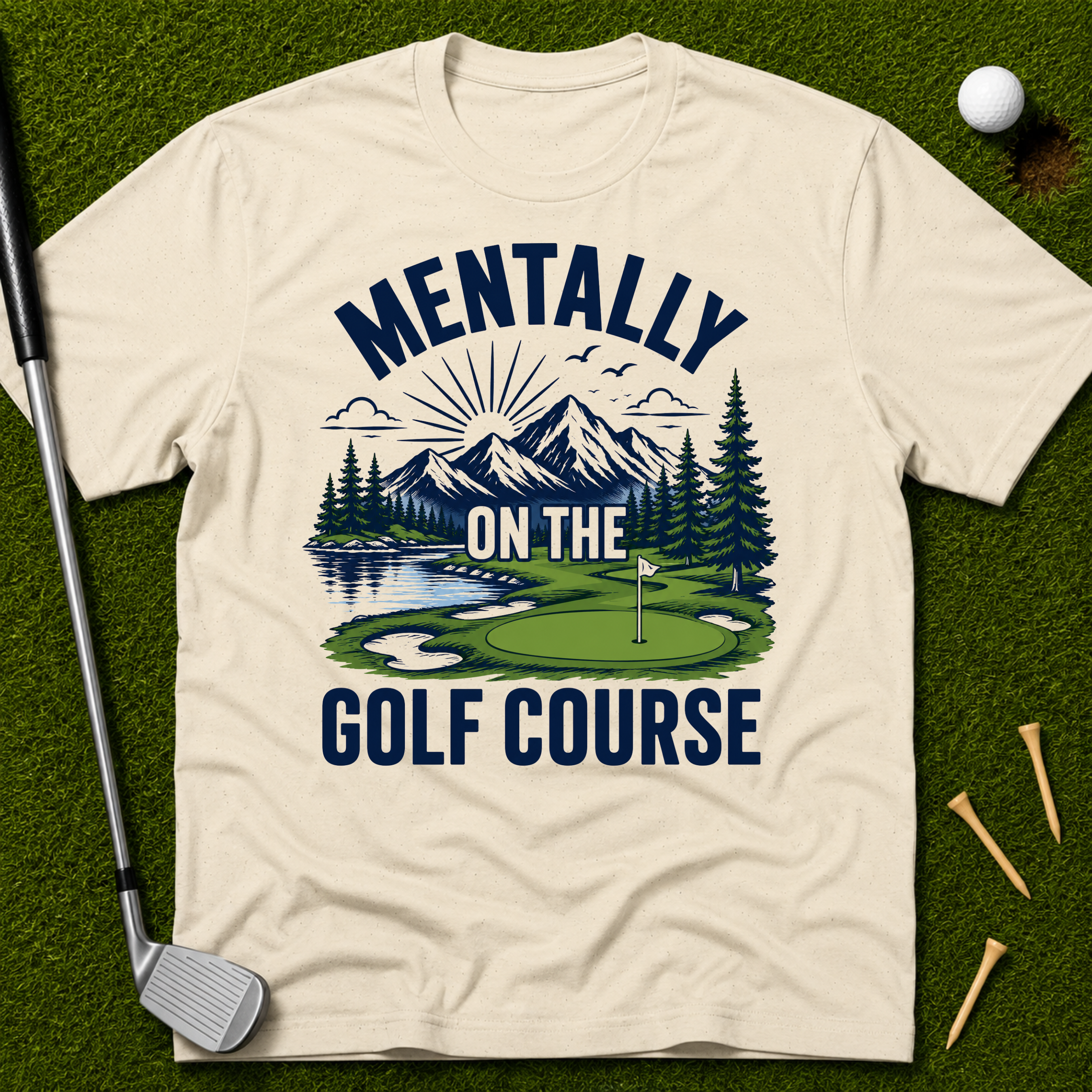 Mentally On The Golf Course T-Shirt