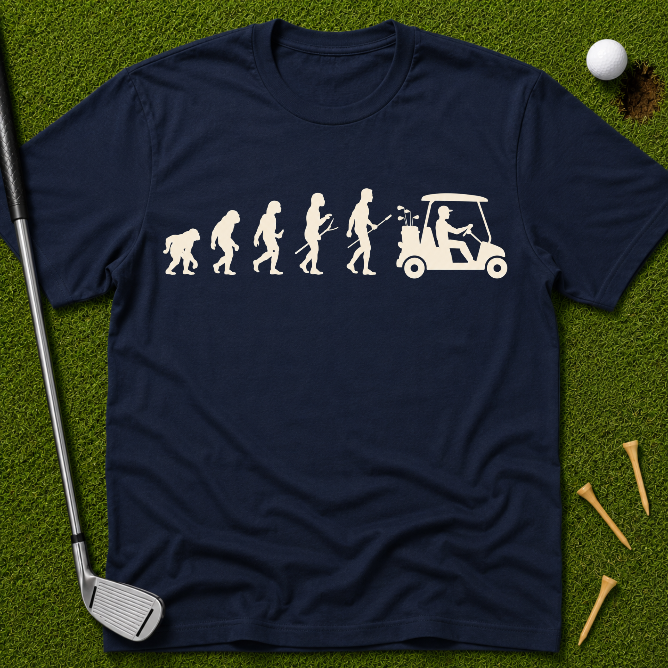 Evolution of the Golfer T-Shirt