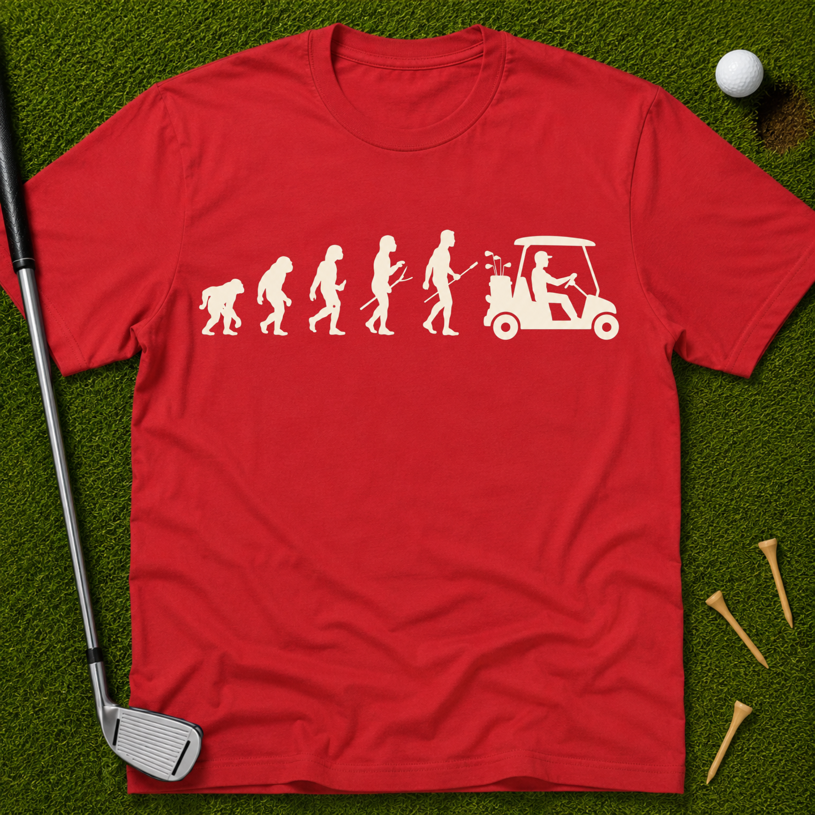 Evolution of the Golfer T-Shirt