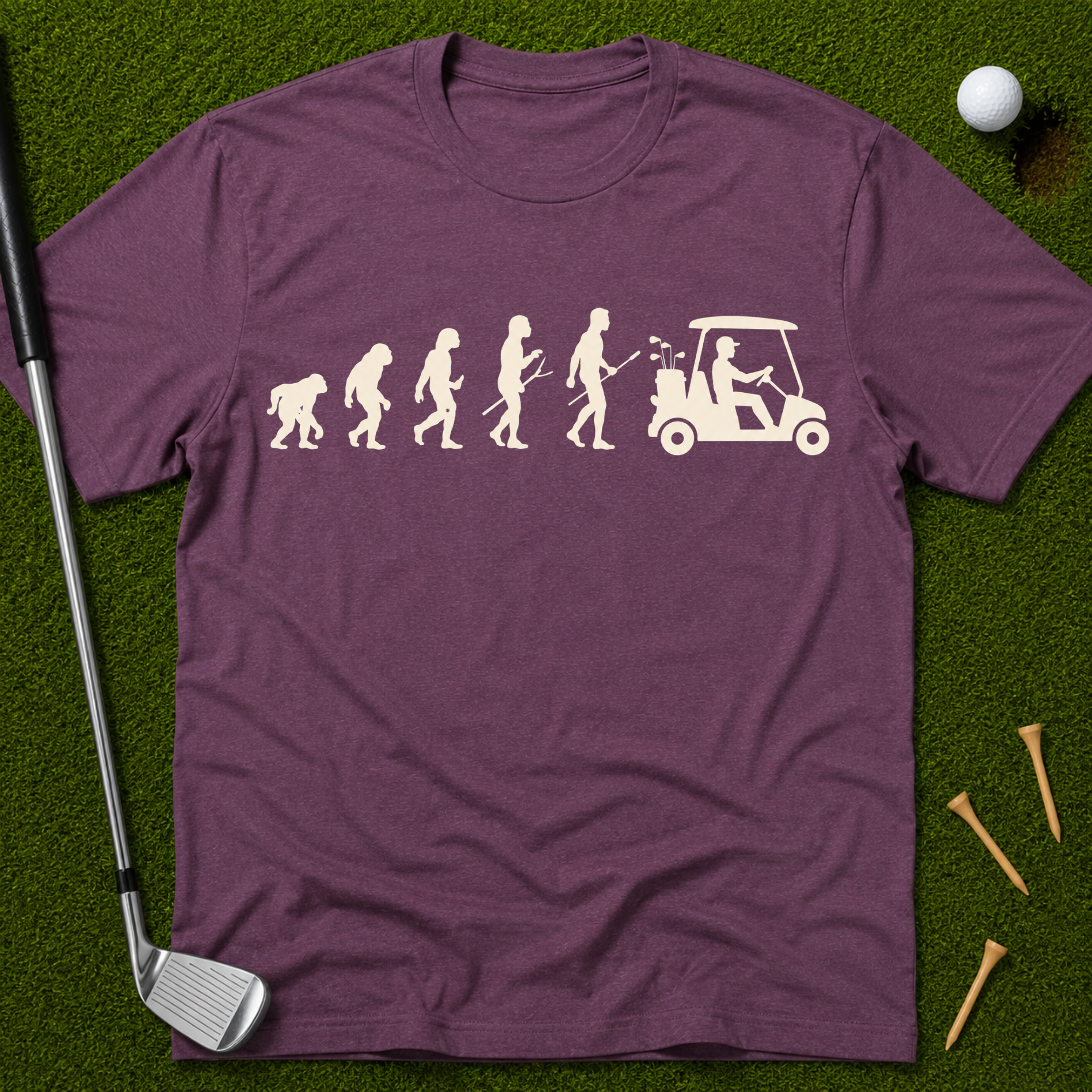 Evolution of the Golfer T-Shirt