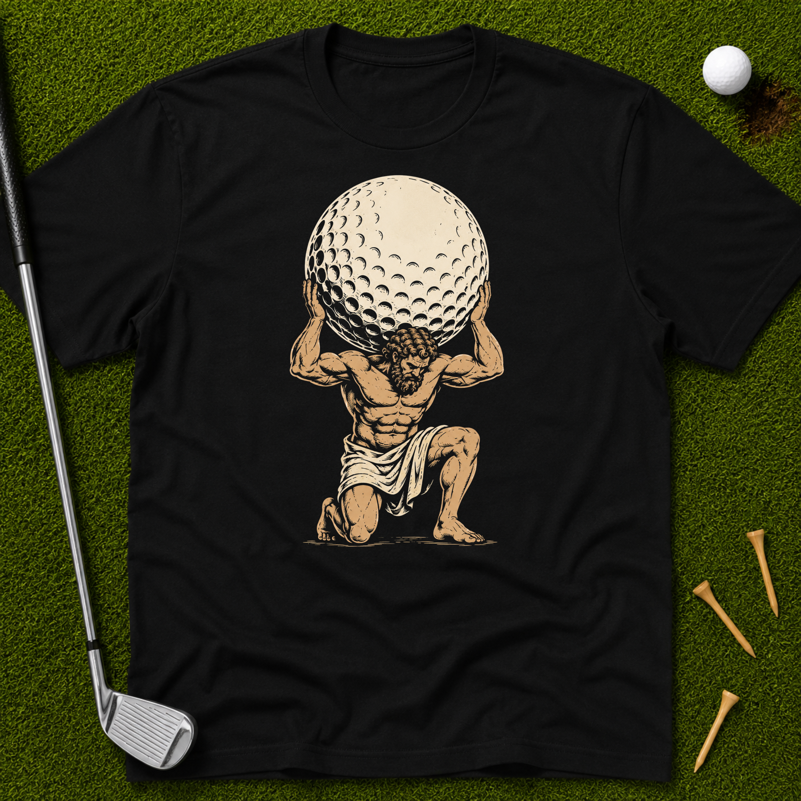 Atlas Golf Ball T-Shirt