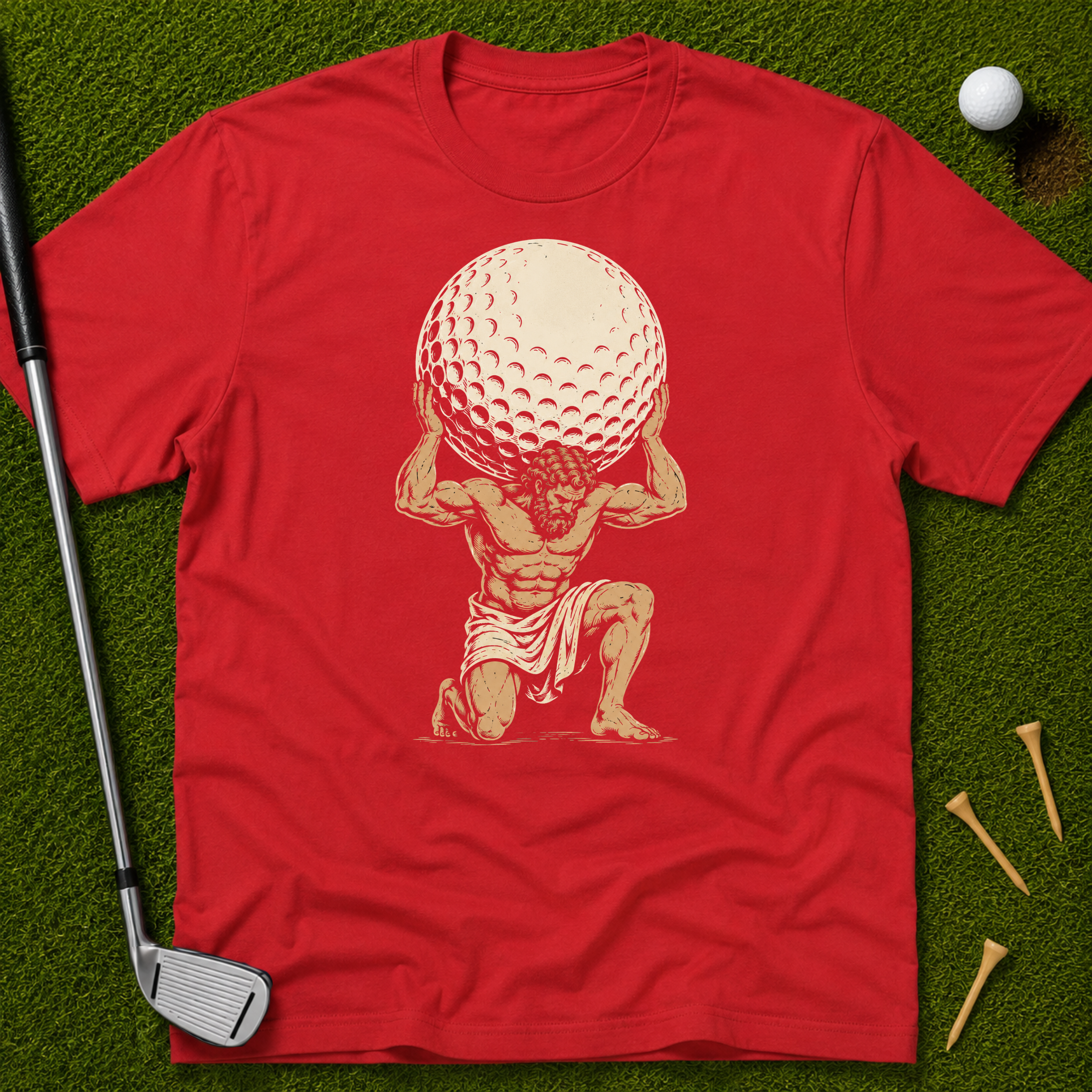 Atlas Golf Ball T-Shirt