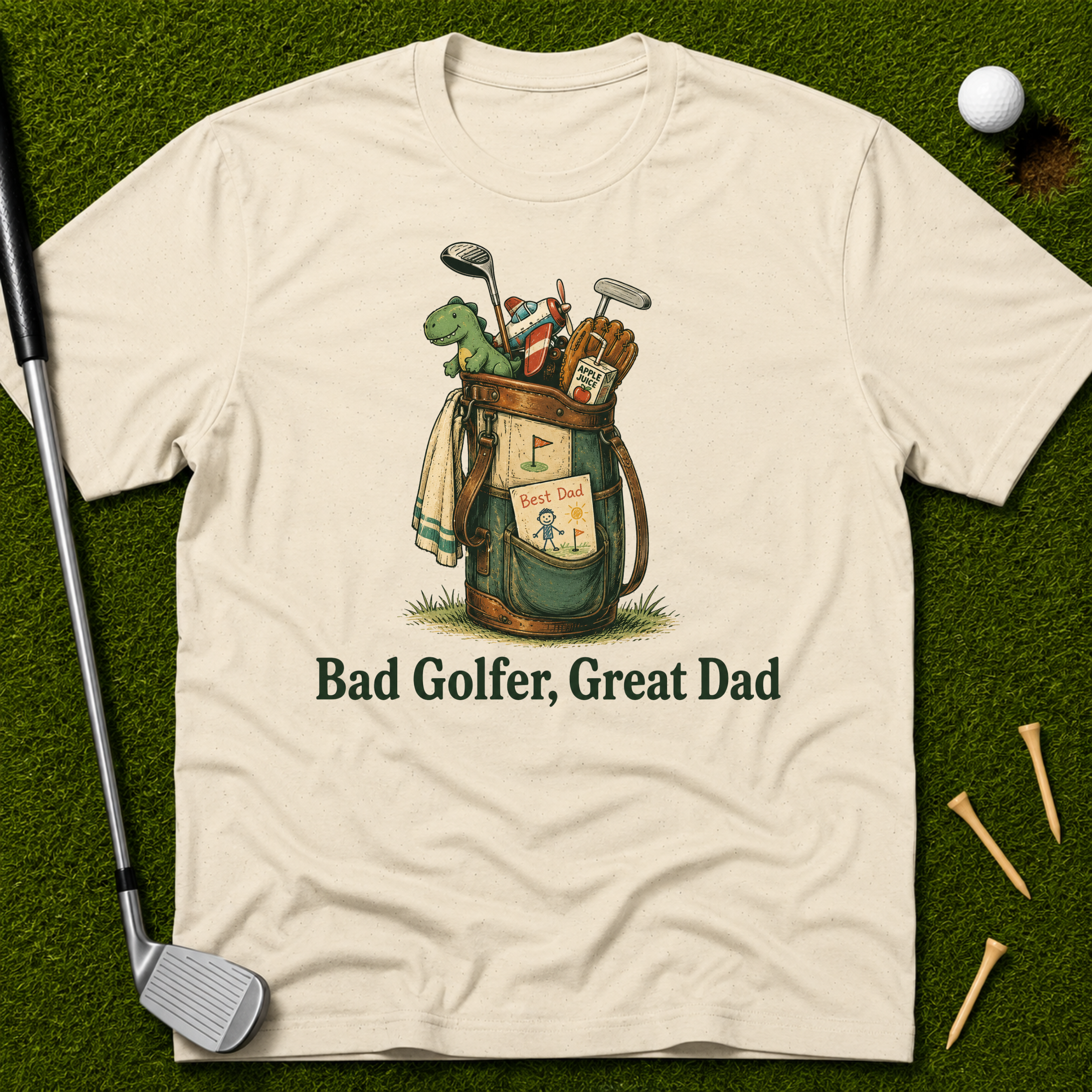 Bad Golfer, Great Dad T-Shirt