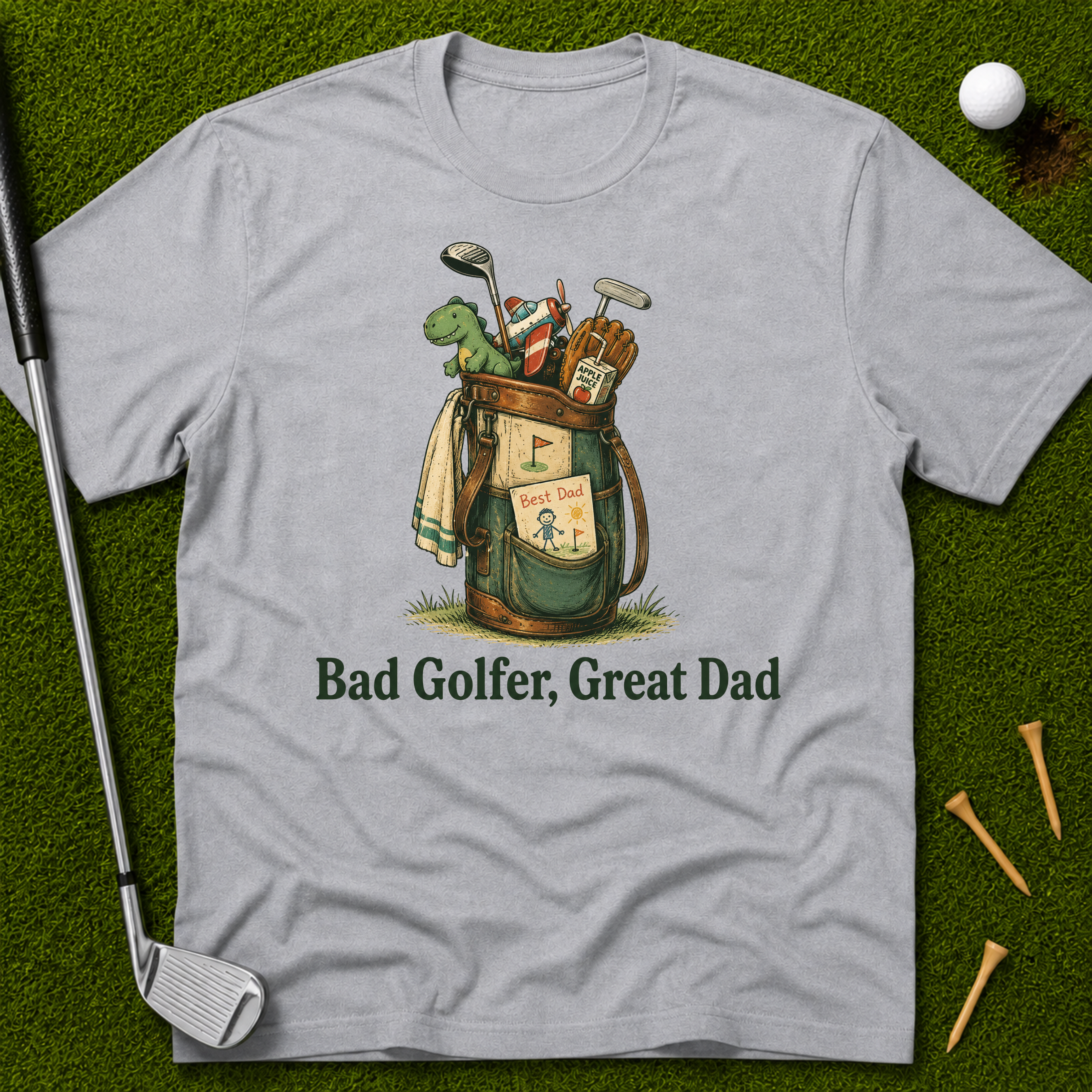 Bad Golfer, Great Dad T-Shirt