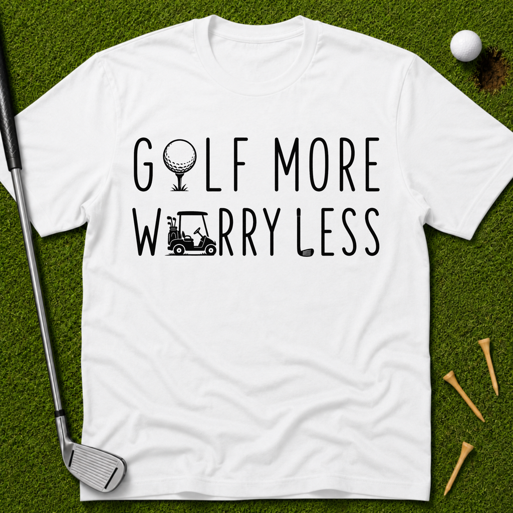Golf More Worry Less T-Shirt