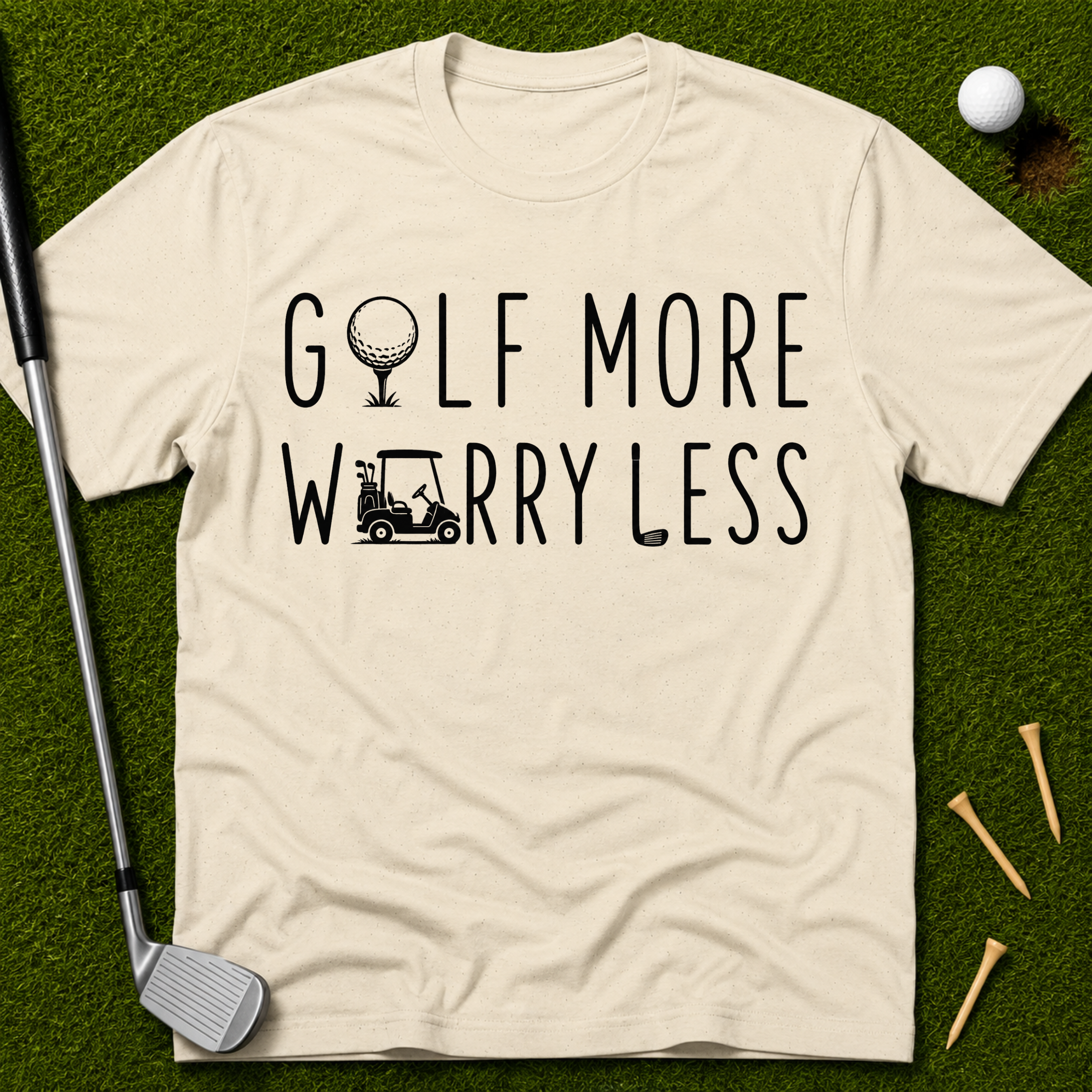 Golf More Worry Less T-Shirt