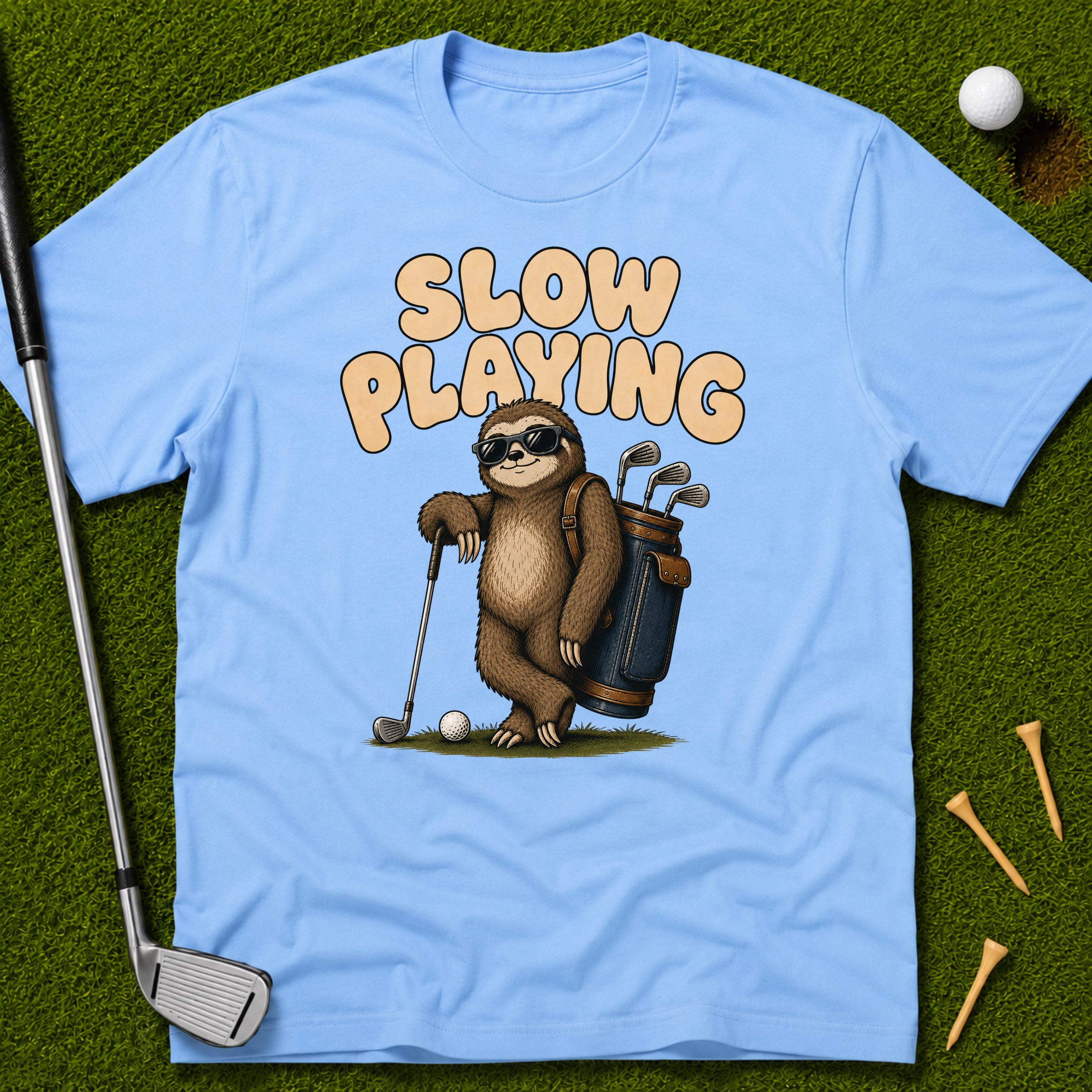 Slow Playing Sloth T-Shirt