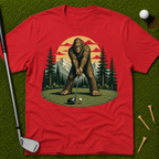 Bigfoot Teeing Off T-Shirt