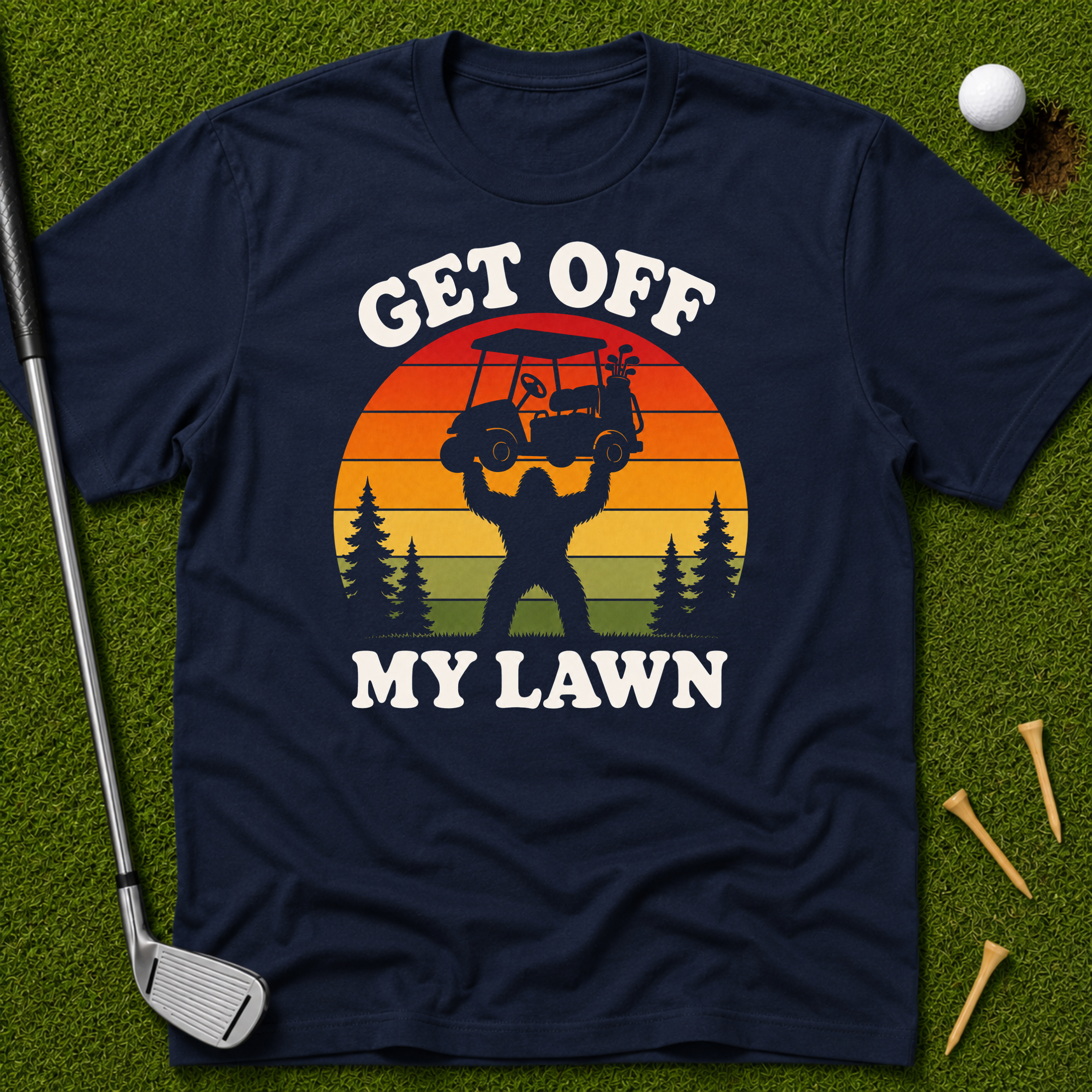 Get Off My Lawn Sunset T-Shirt