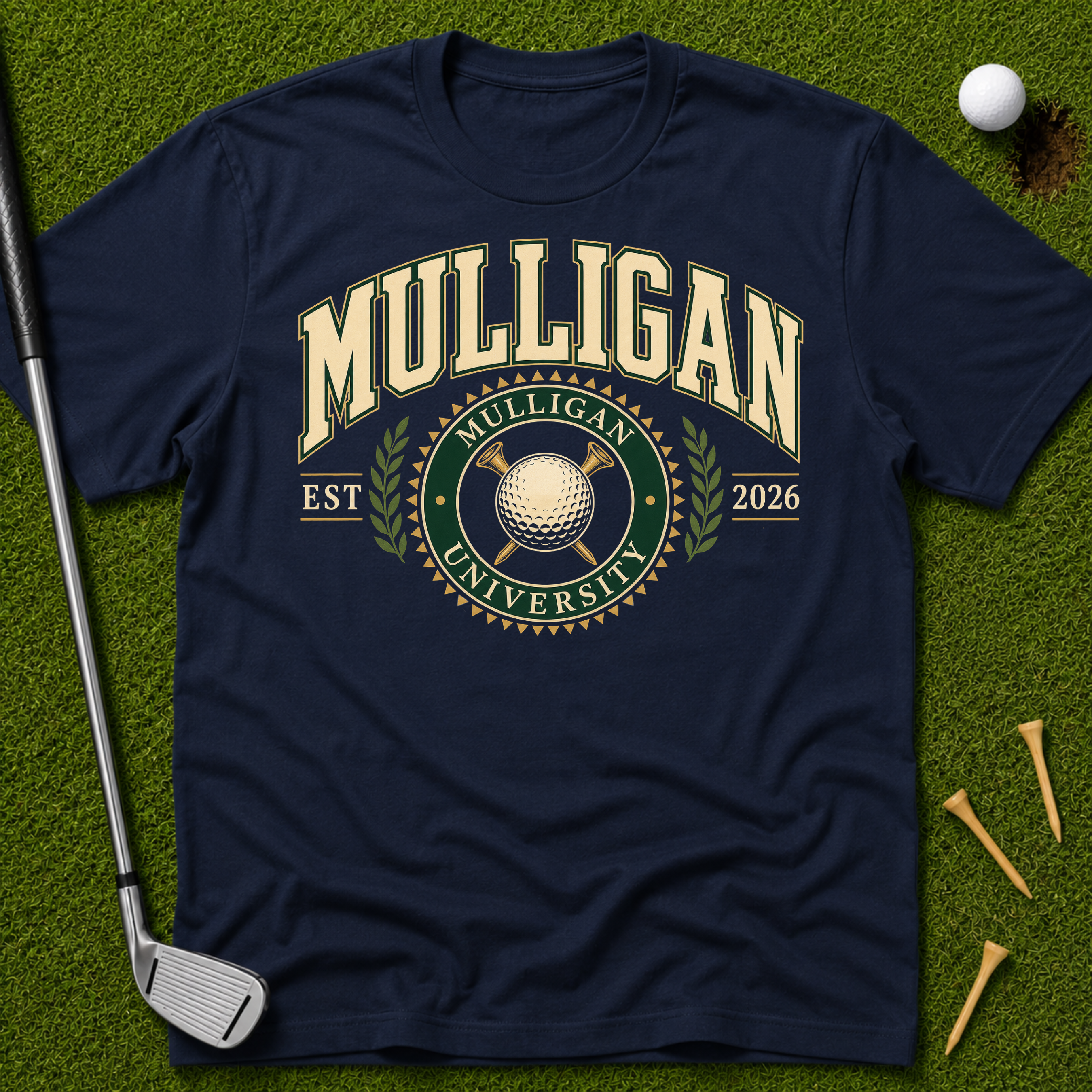 Mulligan University Seal T-Shirt