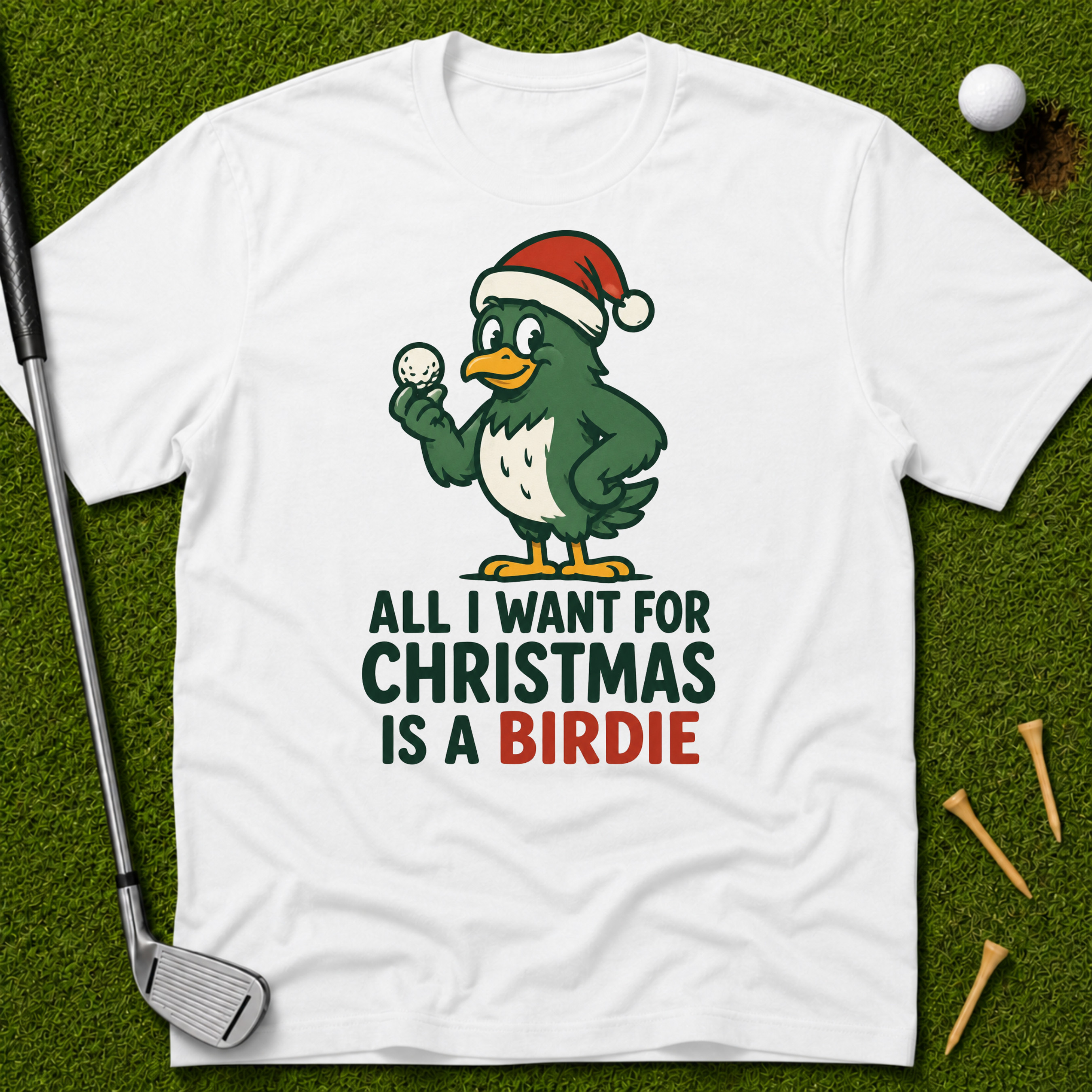 All I Want For Christmas Is A Birdie T-Shirt