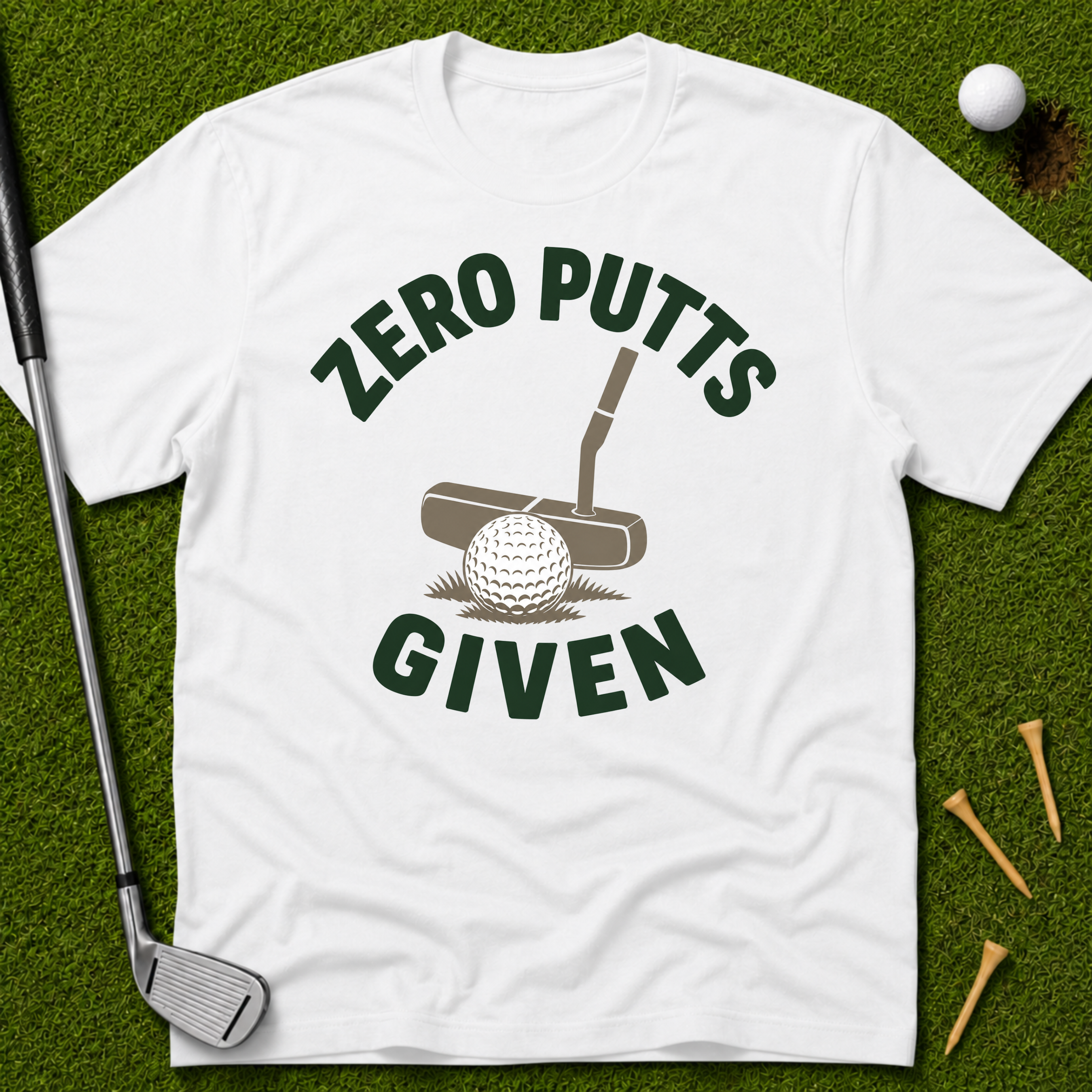 Zero Putts Given T-Shirt