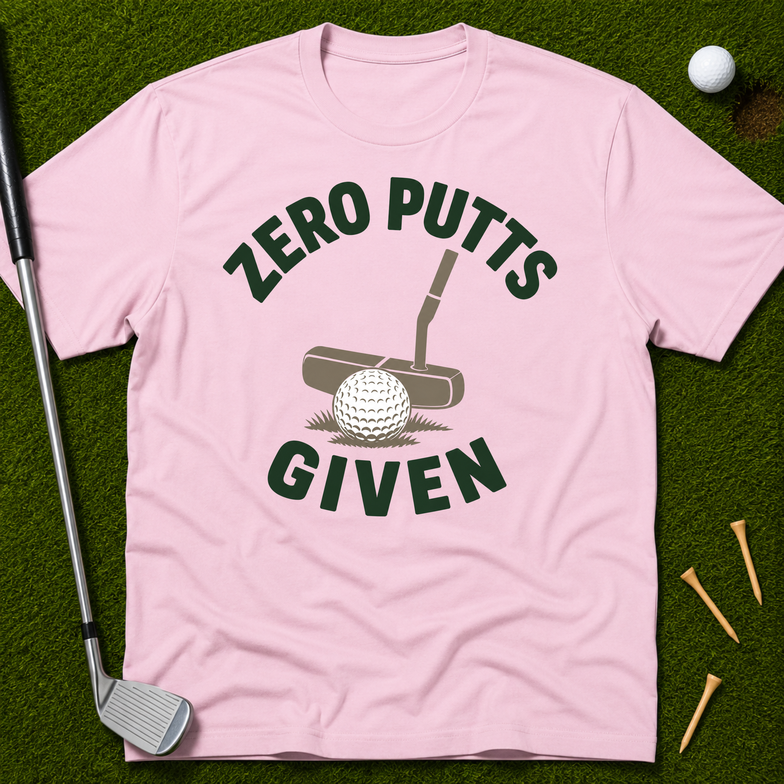 Zero Putts Given T-Shirt