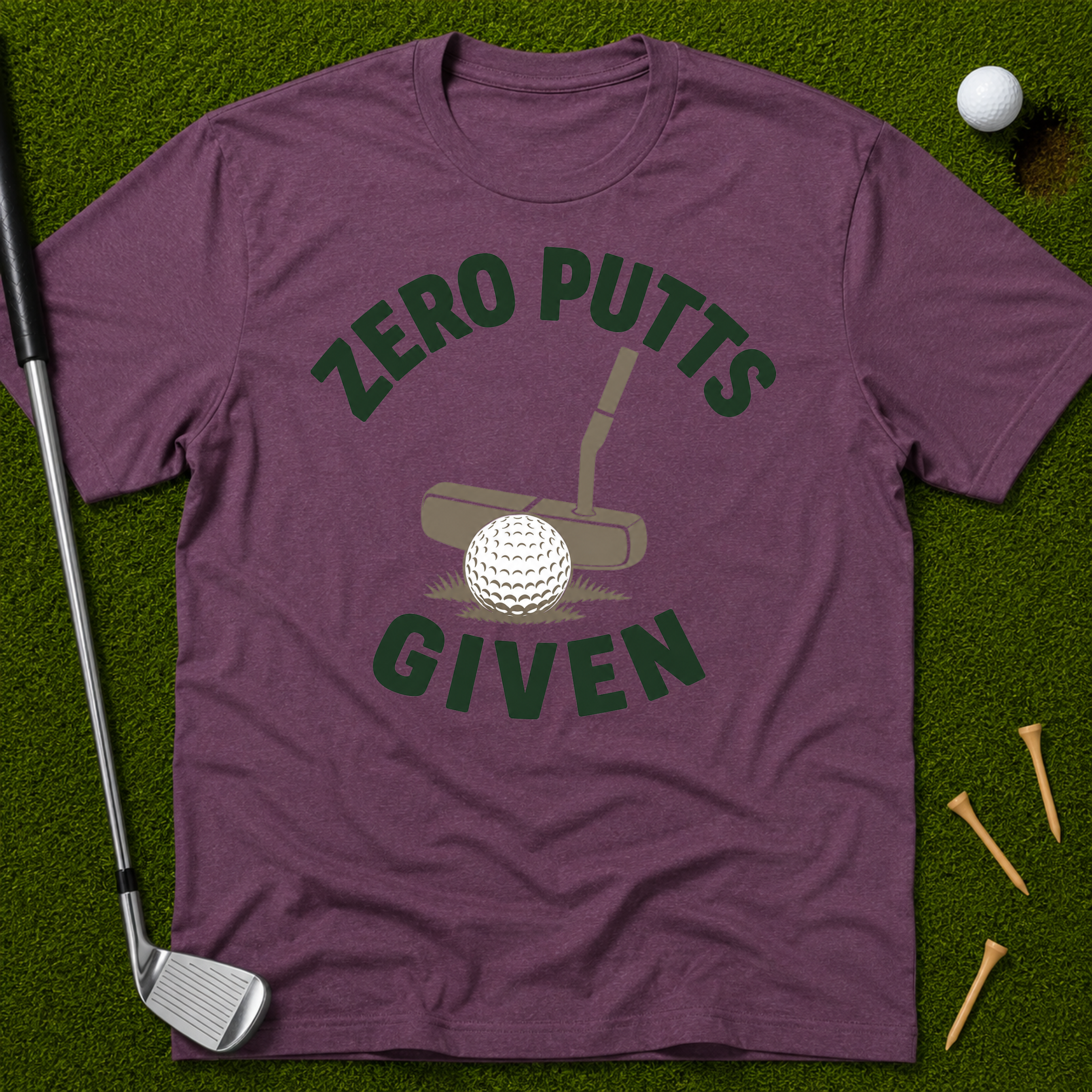 Zero Putts Given T-Shirt